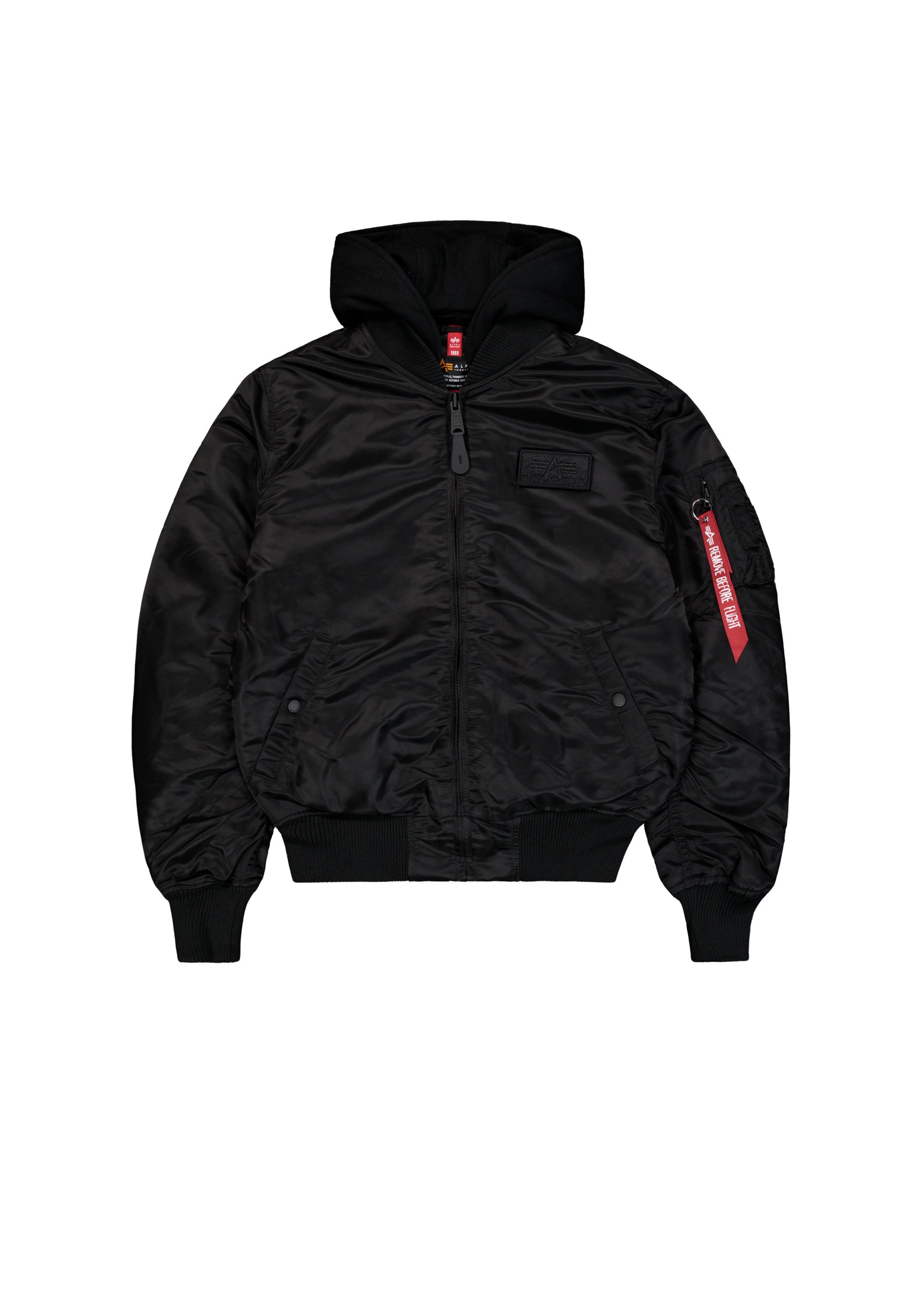 Alpha Industries Bomberjacke MA-1 Zip Hood Backprint günstig online kaufen