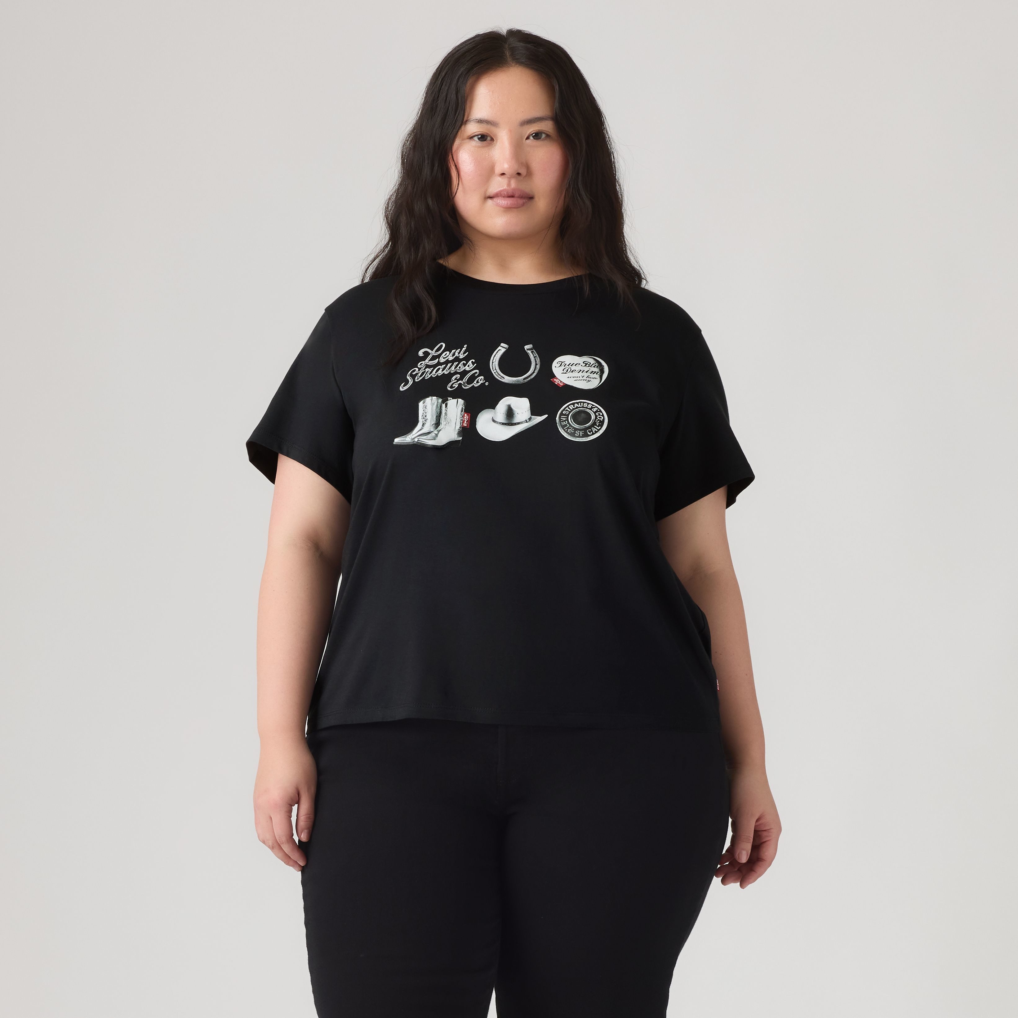 Levi's® Plus T-Shirt PL PERFECT TEE Country-Style