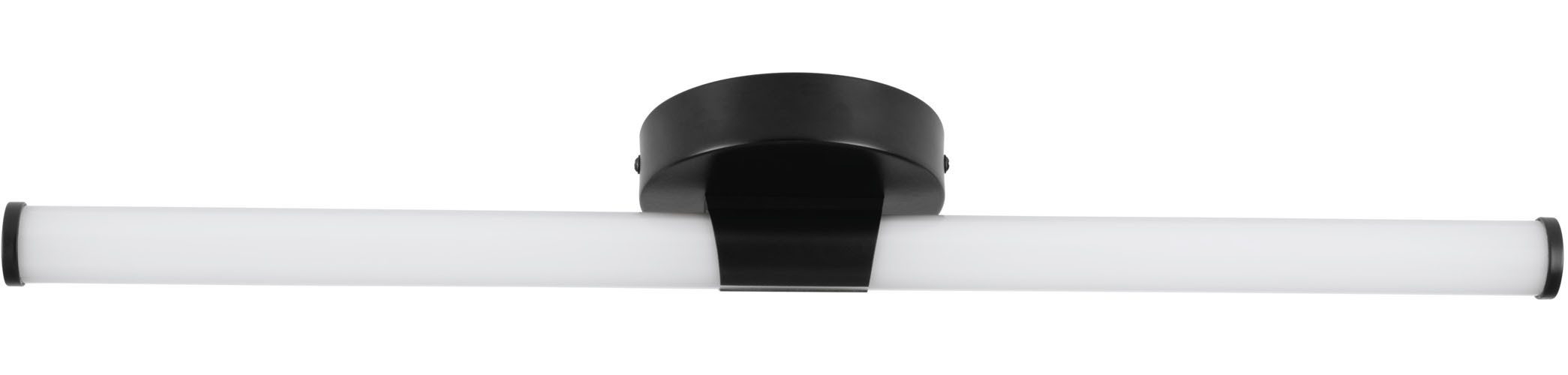 EGLO Spiegelleuchte RAMOLA Spiegellampe - Stahl - LED - 11W - IP44, Memoryfunktion, LED fest integriert, Neutralweiß, Kaltweiß, Warmweiß, Wandlampe, Badezimmerlampe, Bad, L60 x H12 x AL6,5 cm