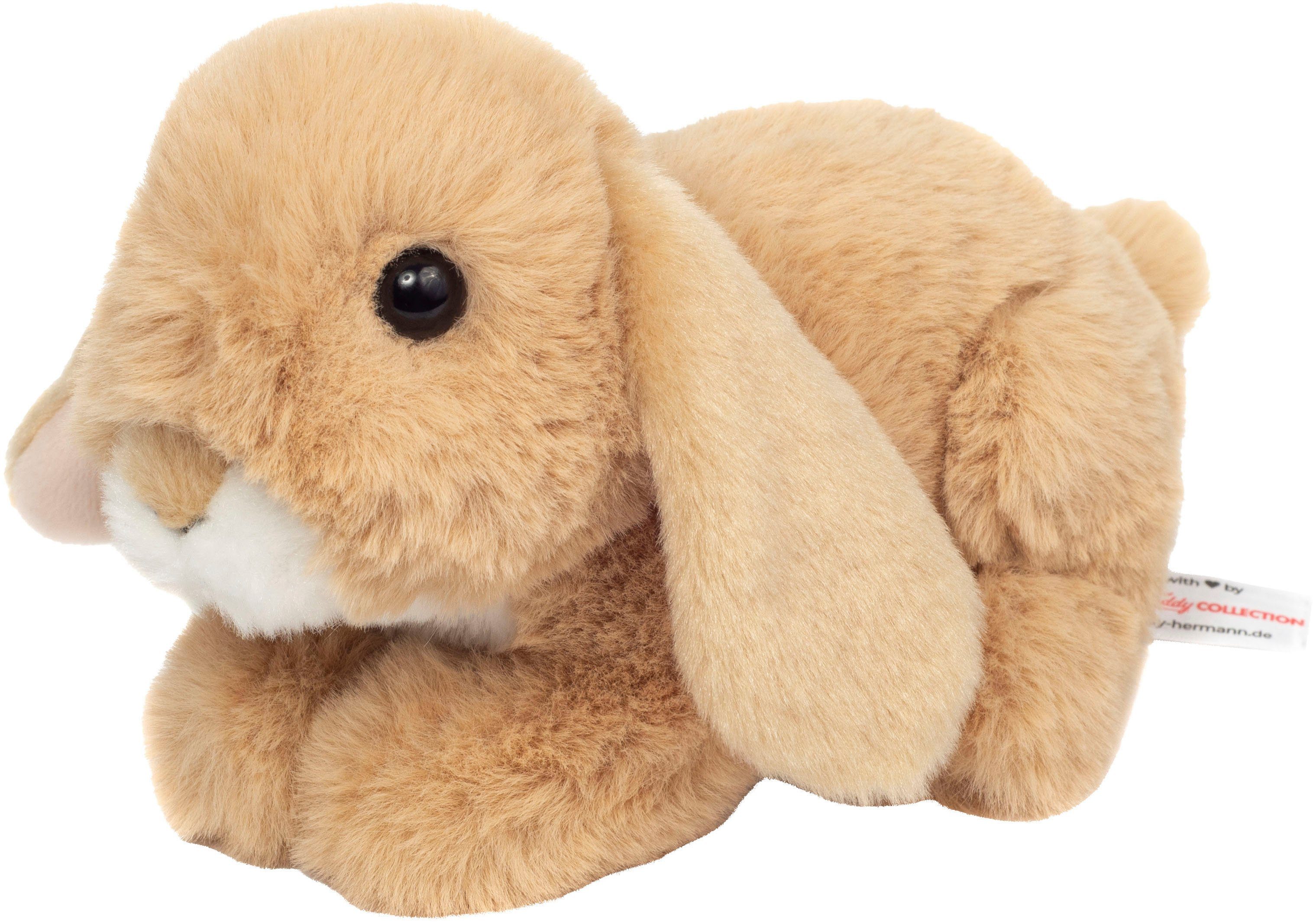 Teddy Hermann® Kuscheltier Green Friends, Hase 17 cm, beige, zum Teil aus recyceltem Material