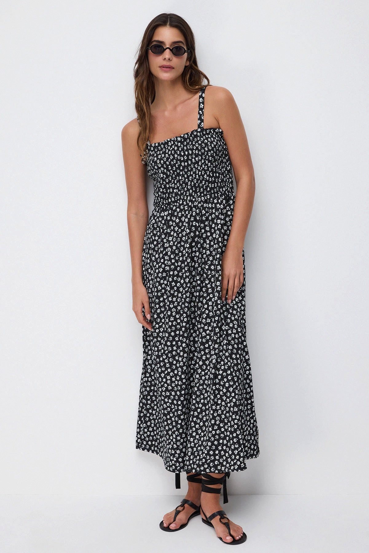No Matter What Midikleid Gemustertes, zweireihiges, günstig online kaufen