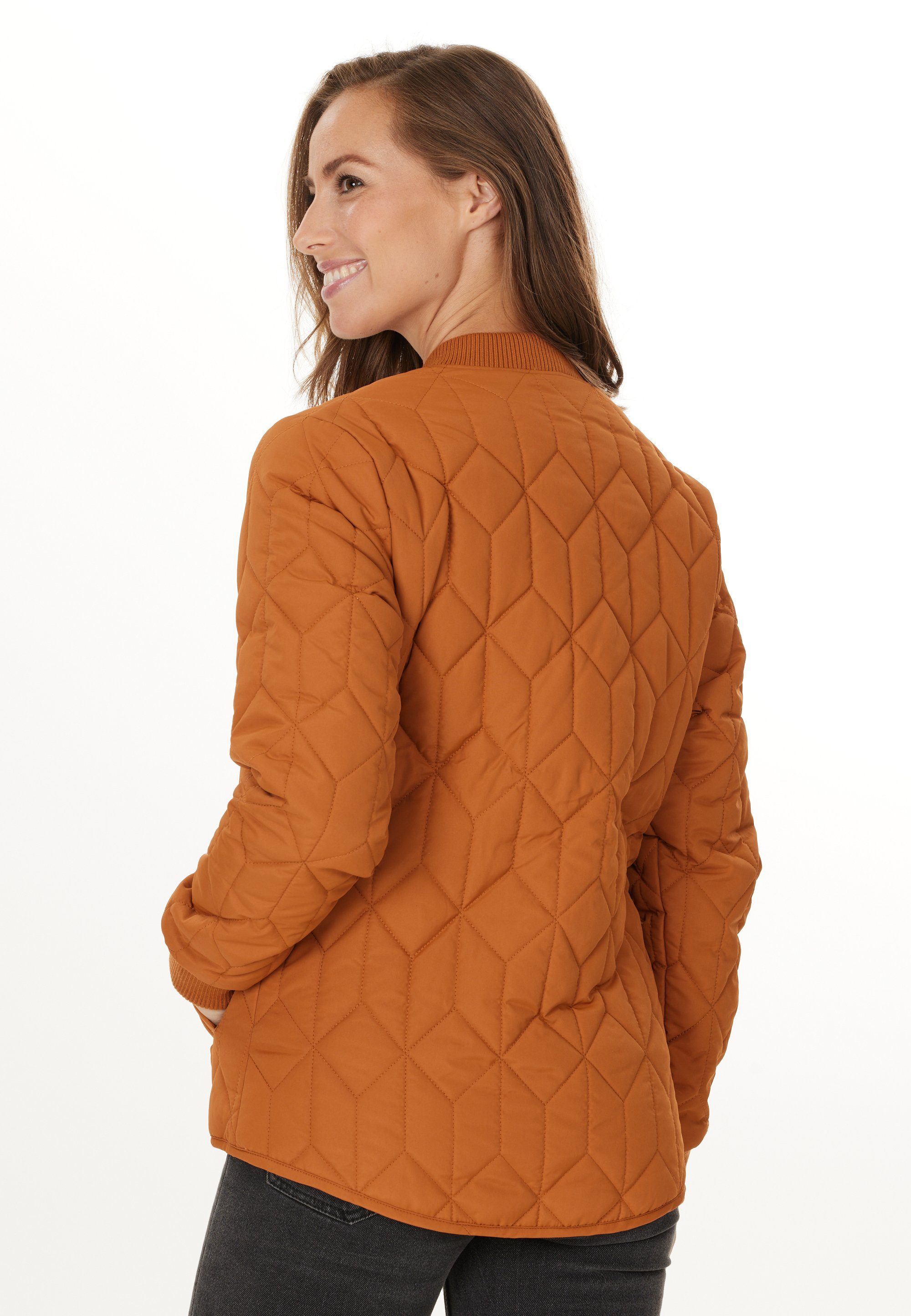 WEATHER REPORT Outdoorjacke orange Piper mit elastischen Bündchen