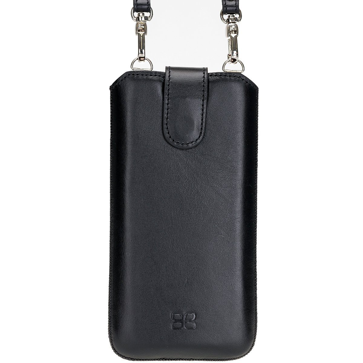 Burkley Gürteltasche Leder Handy-Tasche Etui für Samsung Galaxy S10  (Robustes Leder Handyetui mit Riemen), mit Magnetverschluss,  Schulter-Riemen und Kartenfach