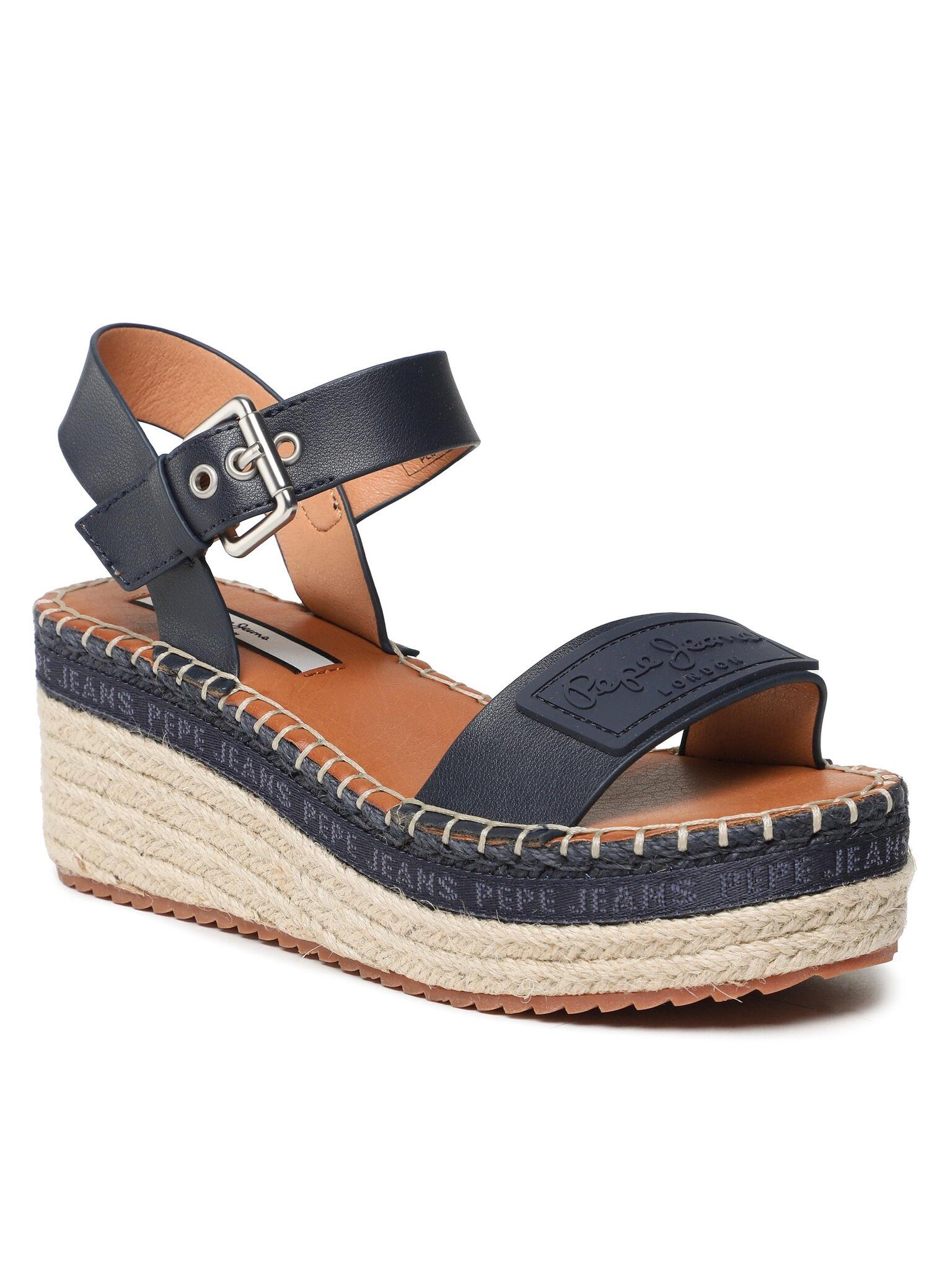 Pepe Jeans Espadrilles Witney Brand PLS90576 Navy 595 Espadrille