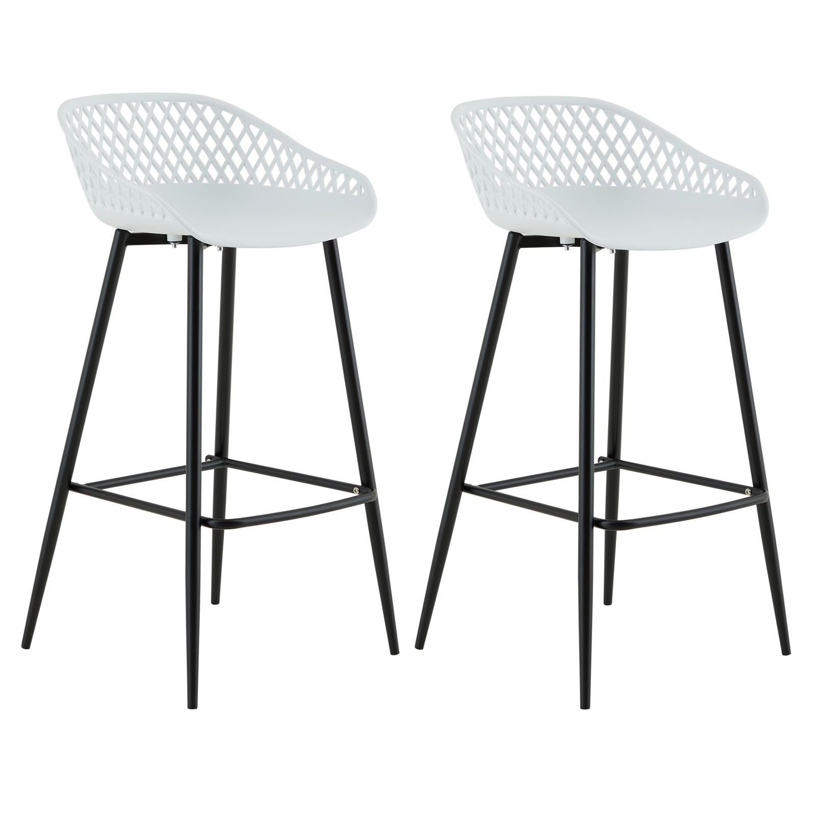 IDIMEX Barhocker IREK, Barhocker 2er Pack Barstuhl Theke Bar Hocker Tresenhocker Retro Design