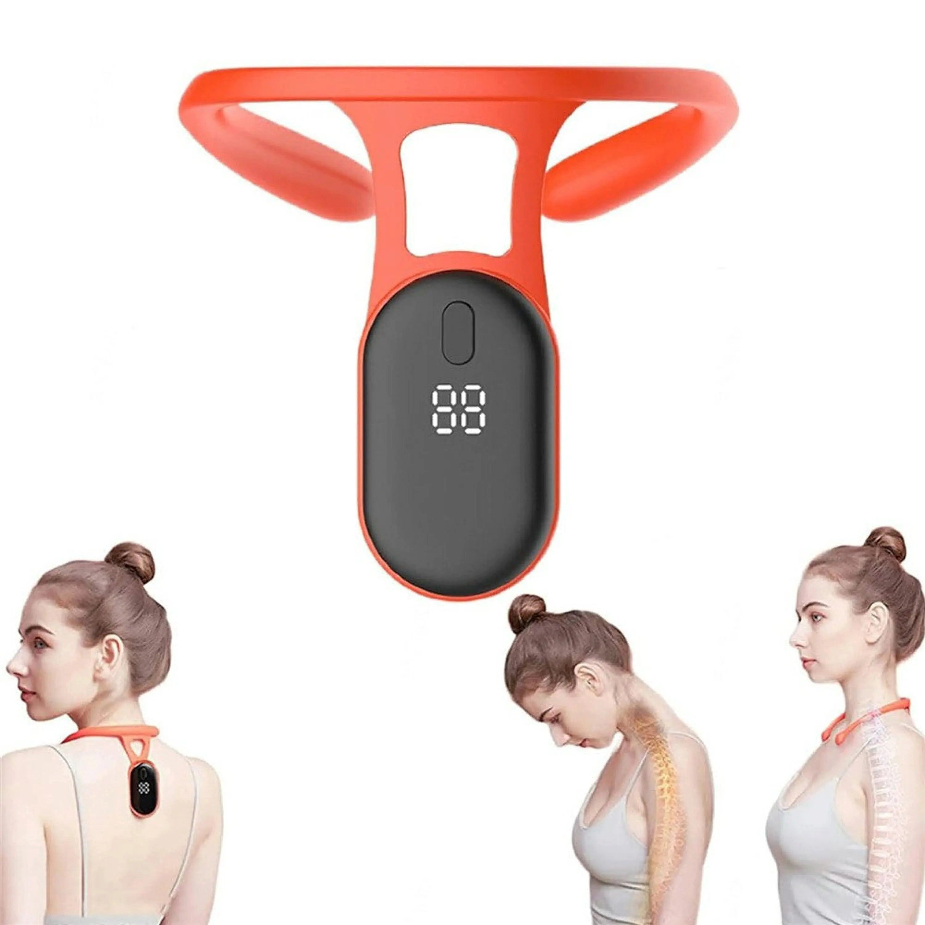 Sport-Knight® Rückentrainer Haltungstrainer Silikon mit Vibrationswarnung & LCD-Display für Kinder