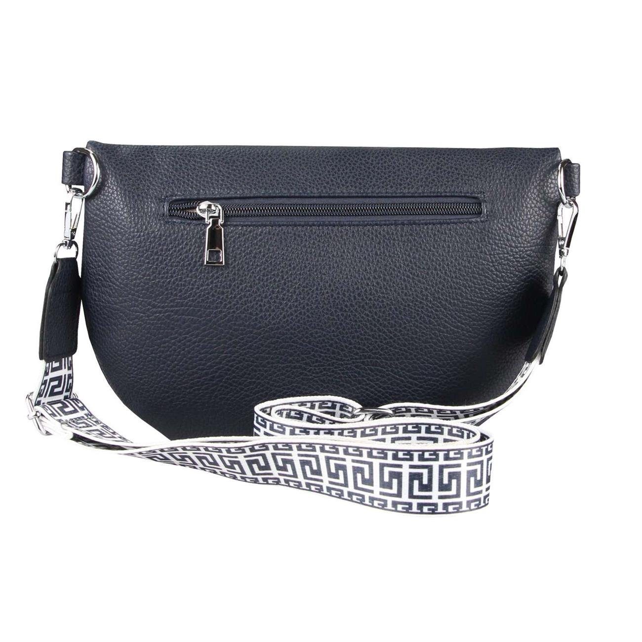 ITALYSHOP24 Bauchtasche Damen Brusttasche Gürteltasche CrossBody, günstig online kaufen