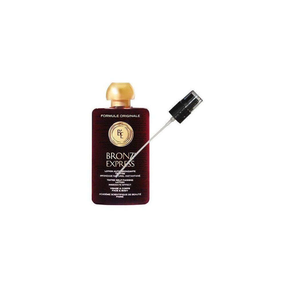 Selbstbräunungslotion Academie Bronz Express Lotion + Pumpe