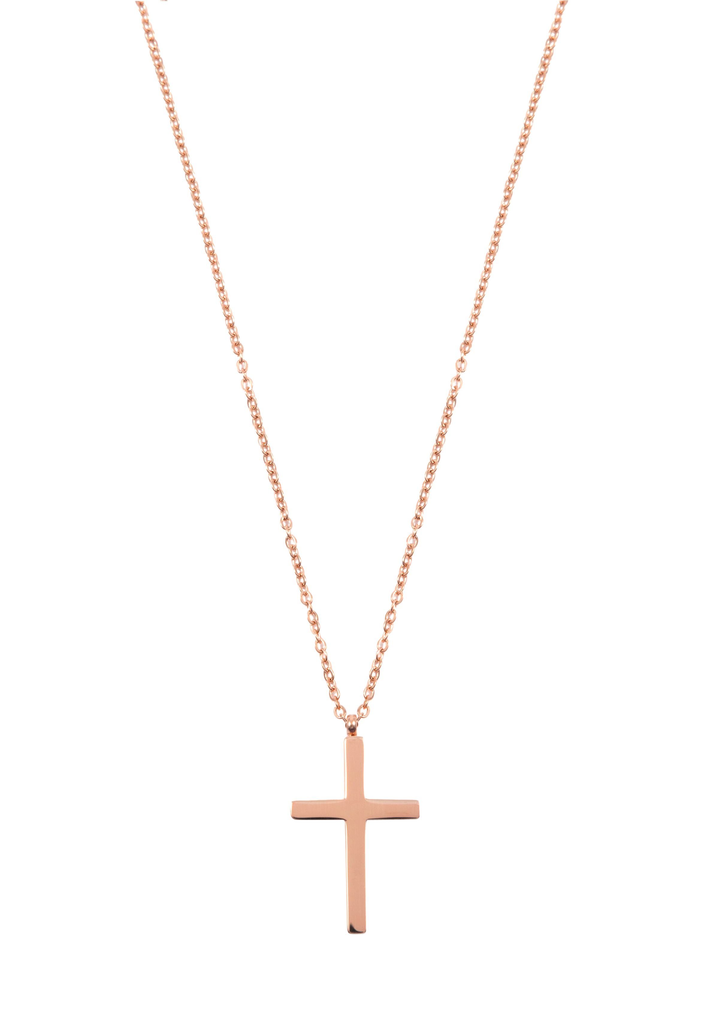 Hey Happiness Kreuzkette Edelstahl Damen hängend, günstig online kaufen