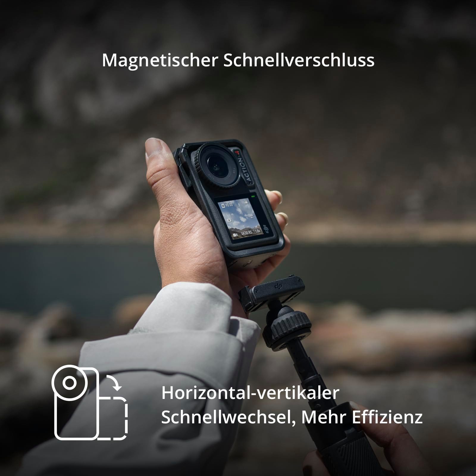 DJI Osmo Action 4 Adventure Combo Camcorder (4K Ultra HD, WLAN (Wi-Fi), Bluetooth) – Bild 4 von 5