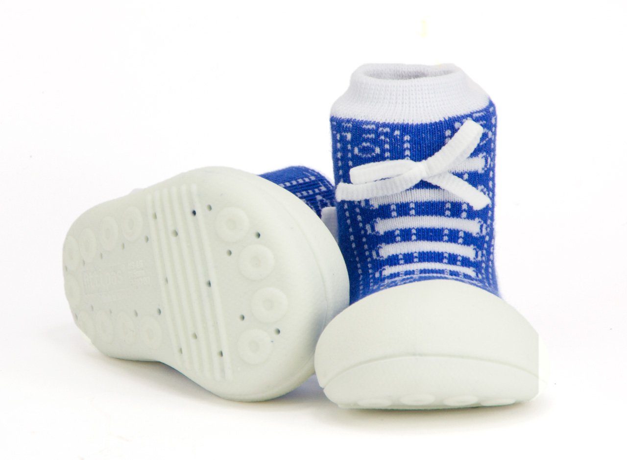 Attipas Ergonomische Baby Lauflernschuhe - Kinder Hauschuhe Barfußschuhe Lauflernschuh Bequeme Barfußschuhe für Kleinkinder mit Zehenfreiheit für Greifreflex
