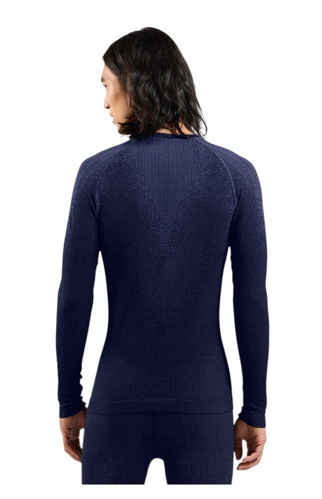 Odlo Langarmshirt Performance Warm Blackcomb (warm, nahtlos, schnelltrocknend)