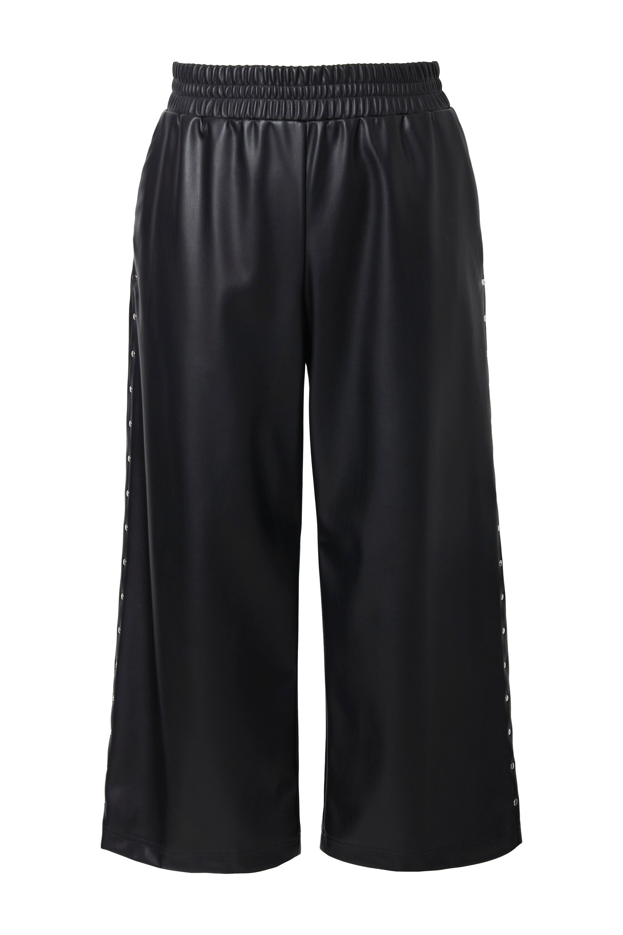 Studio Untold Culotte Culotte Wide Legs Leder-Optik Ziernieten günstig online kaufen