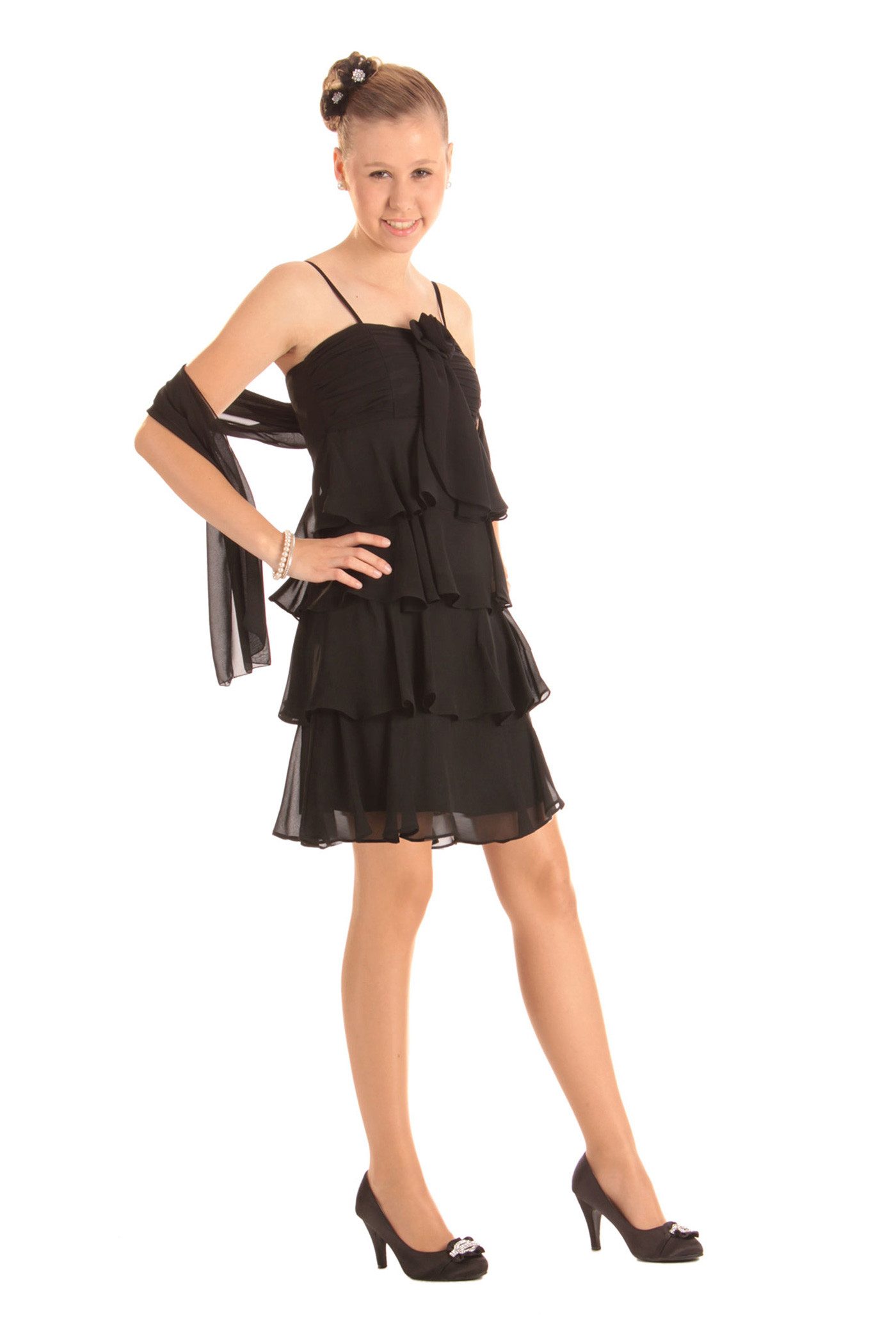 G.O.L. Cocktailkleid Greta schwarz