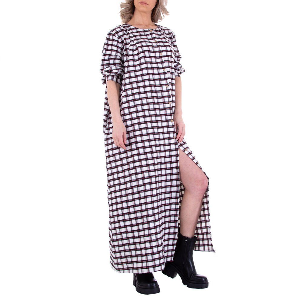 Damen Sommerkleid Sommerkleid Ital-Design Freizeit in Mehrfarbig