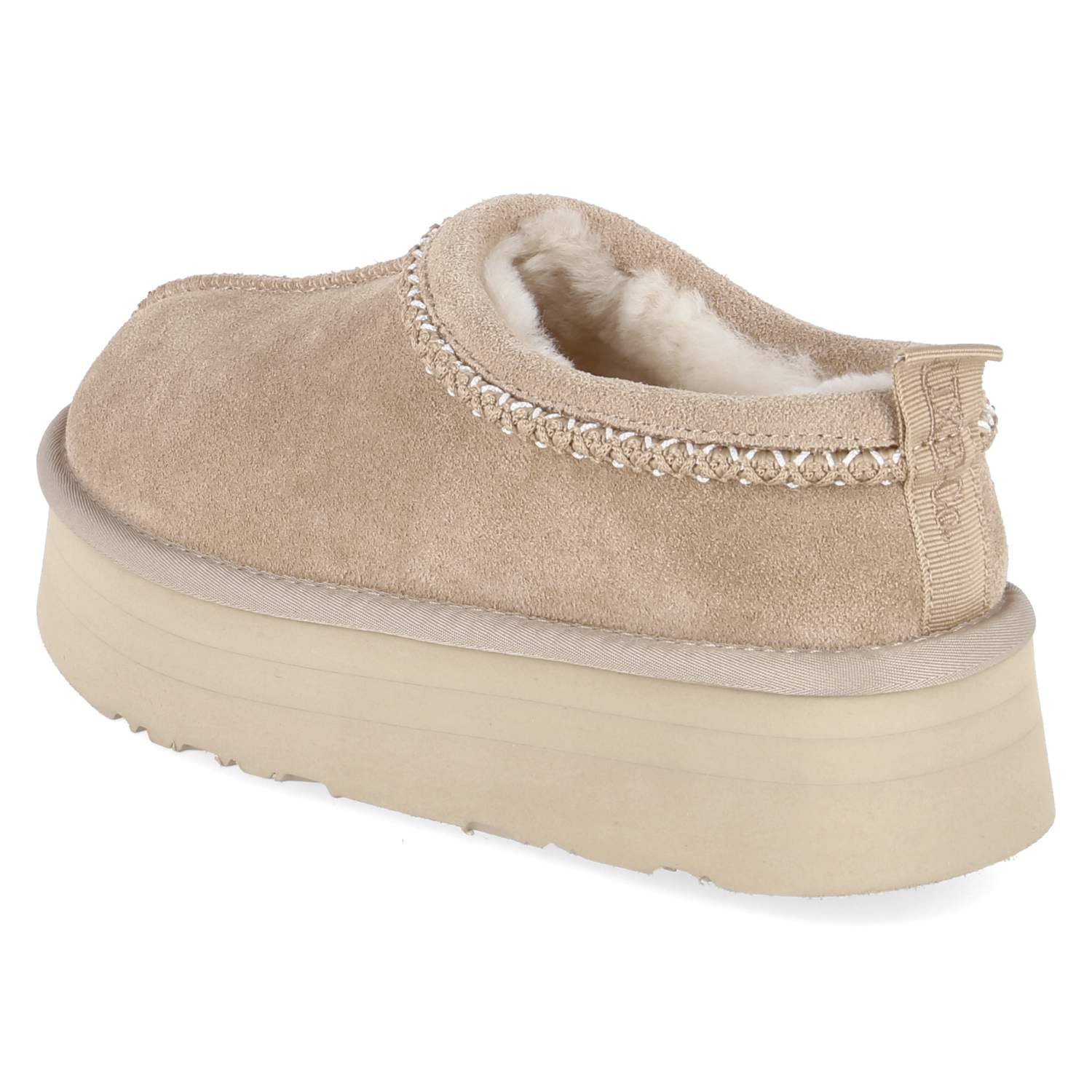 Australia Luxe Collective Australia Luxe OUTPBR206N-SA Damen Rauleder beige Pantolette