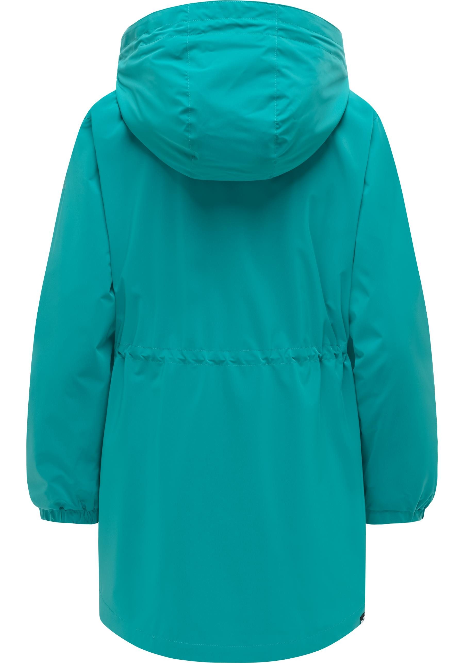 Ragwear Kurzmantel Brona Kurzer Damen Übergangsmantel mit Taillenzugband