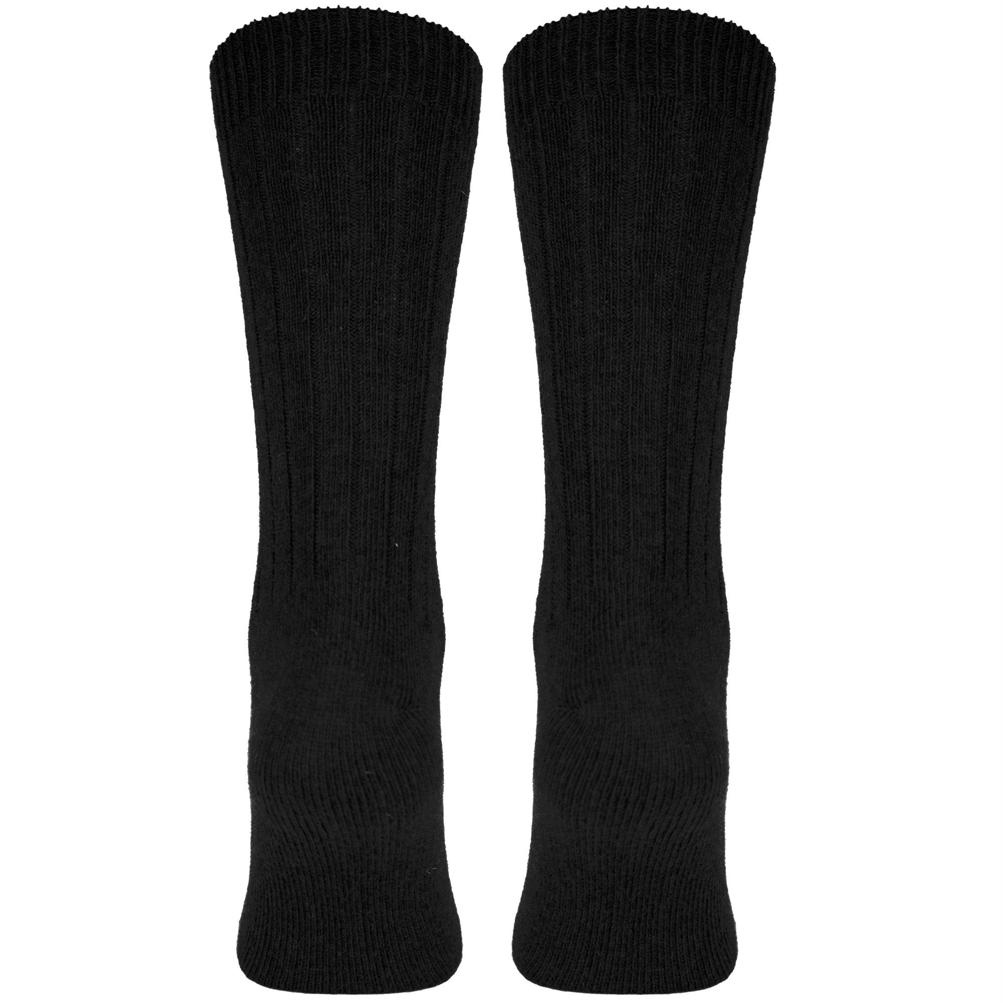 Paar Socken Black warme aus Schafwolle Snake Socken Alpaka mit (2-Paar) schwarz 2