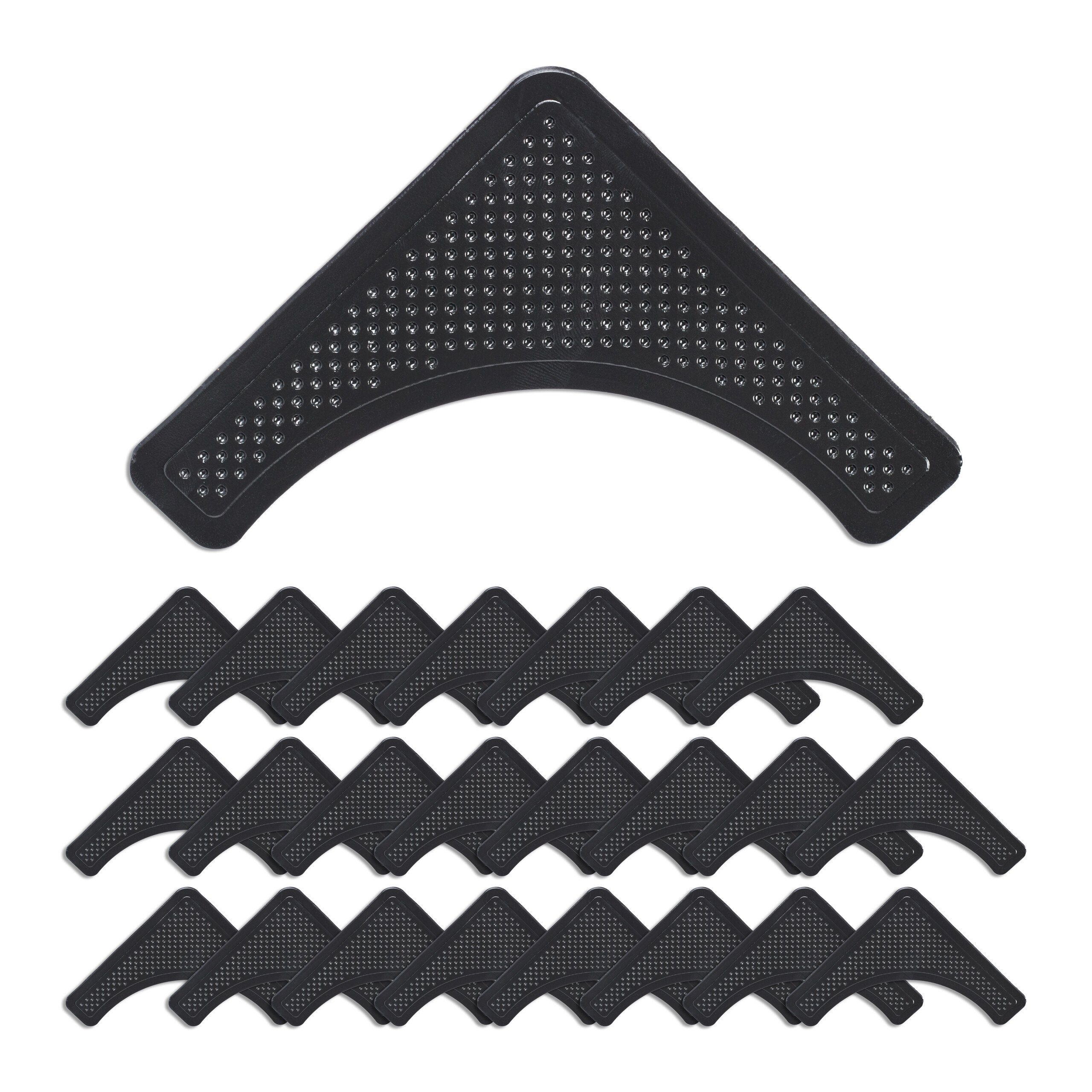 relaxdays Antirutsch Teppichunterlage Teppich Antirutsch Pads 24er Set günstig online kaufen