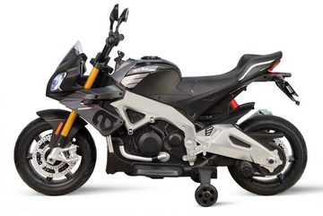 Kidix Elektro-Kindermotorrad Motorrad Aprilia Tuono V4 2x20W Stützräder Kinderauto Kindermotorrad