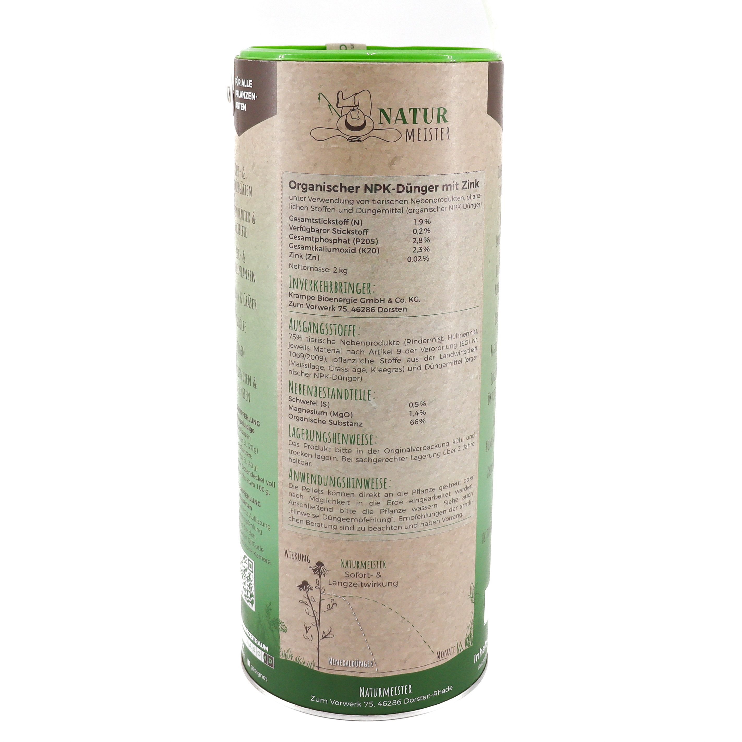Naturmeister Universaldünger Natürlicher Universaldünger, 2 kg günstig online kaufen
