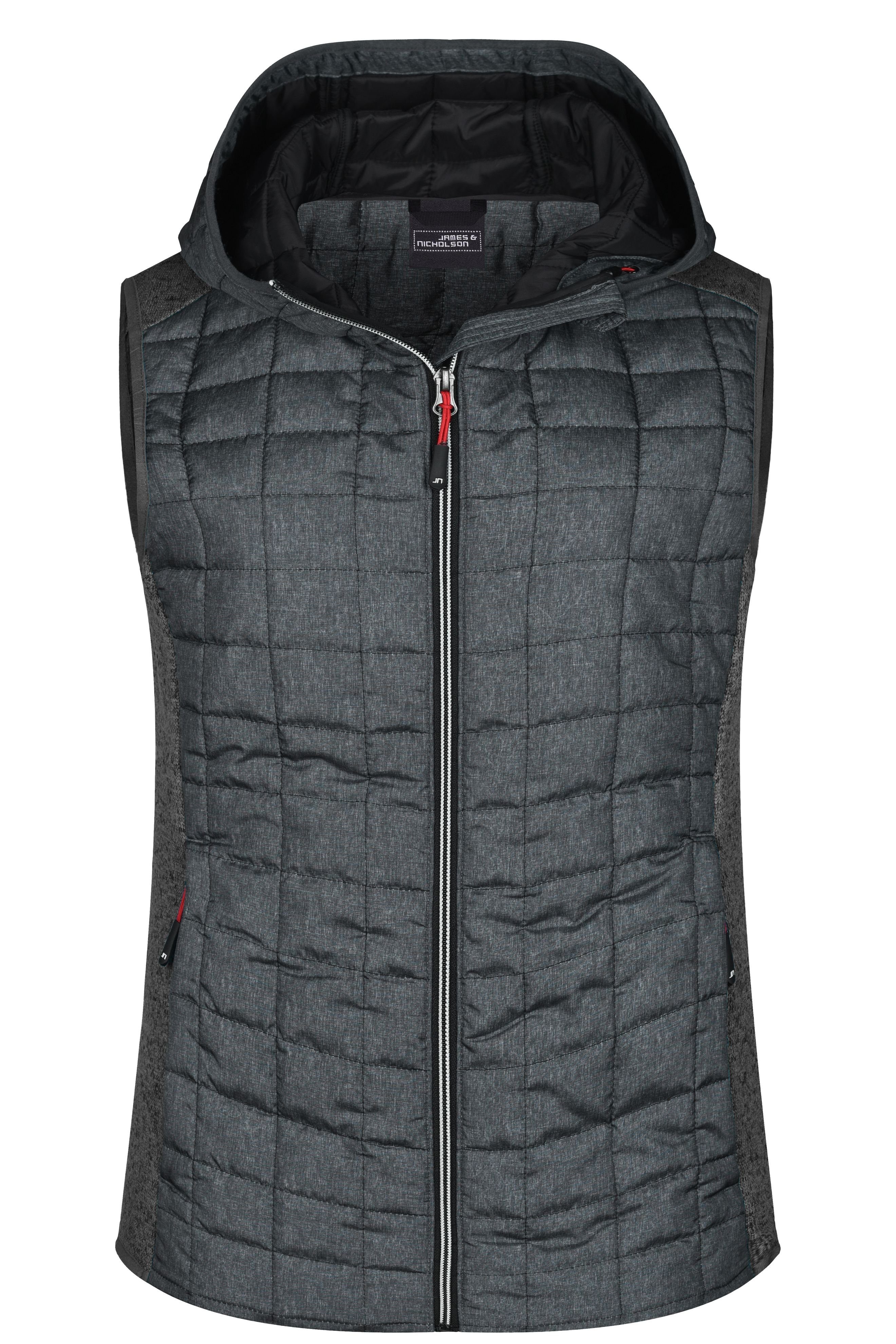 Daiber Steppweste James & Nicholson, JN 767 Damen Strick Hybrid Gilet günstig online kaufen