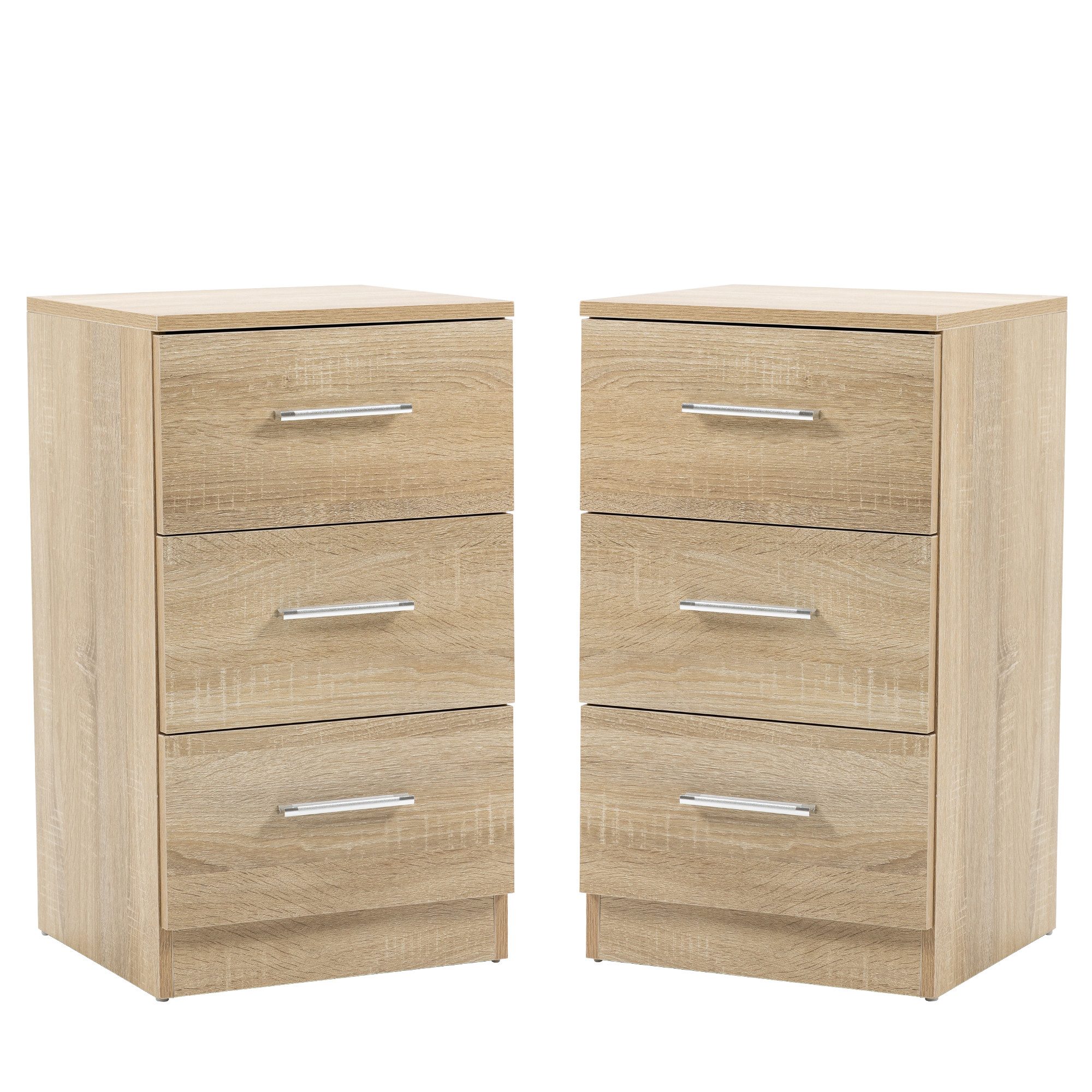 Thanaddo Nachttisch Nachttische, Nachtkommode mit Schubladen für Schlafzimm günstig online kaufen