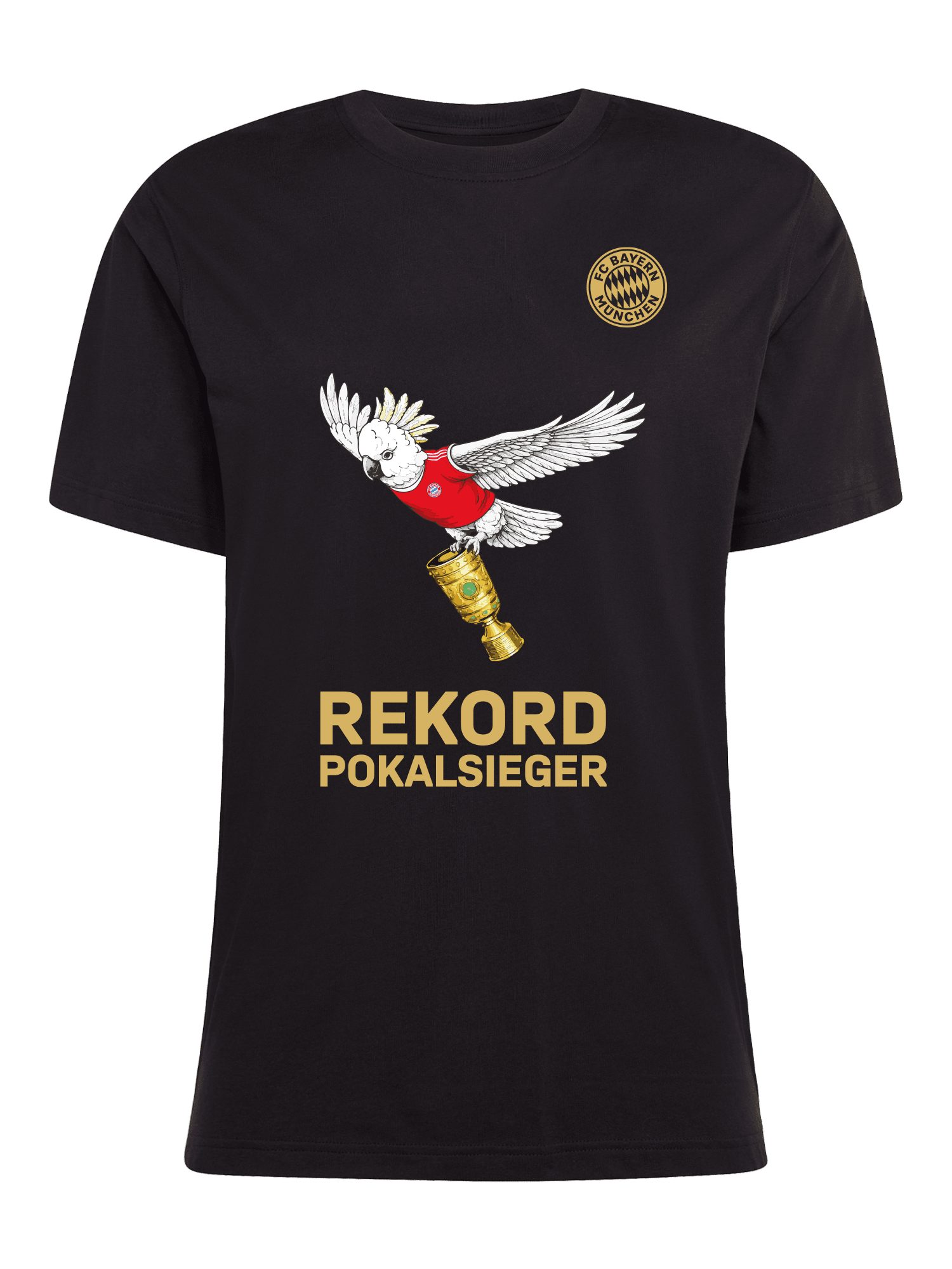adidas Performance T-Shirt FC Bayern München, T-Shirt DFB-Pokalsieger 2026, Damen, Schwarz