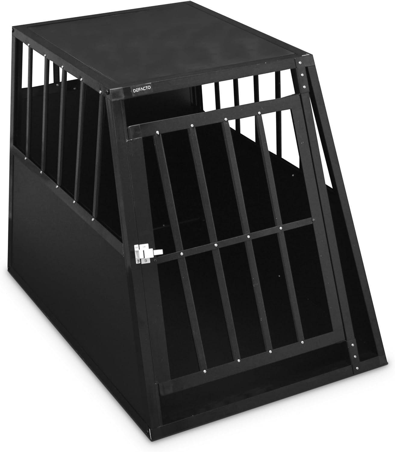 Defactoshop Tiertransportbox Tierreisebox Alu-Hundetransportbox in 4 versch. Größen: M, L, XL, XXL