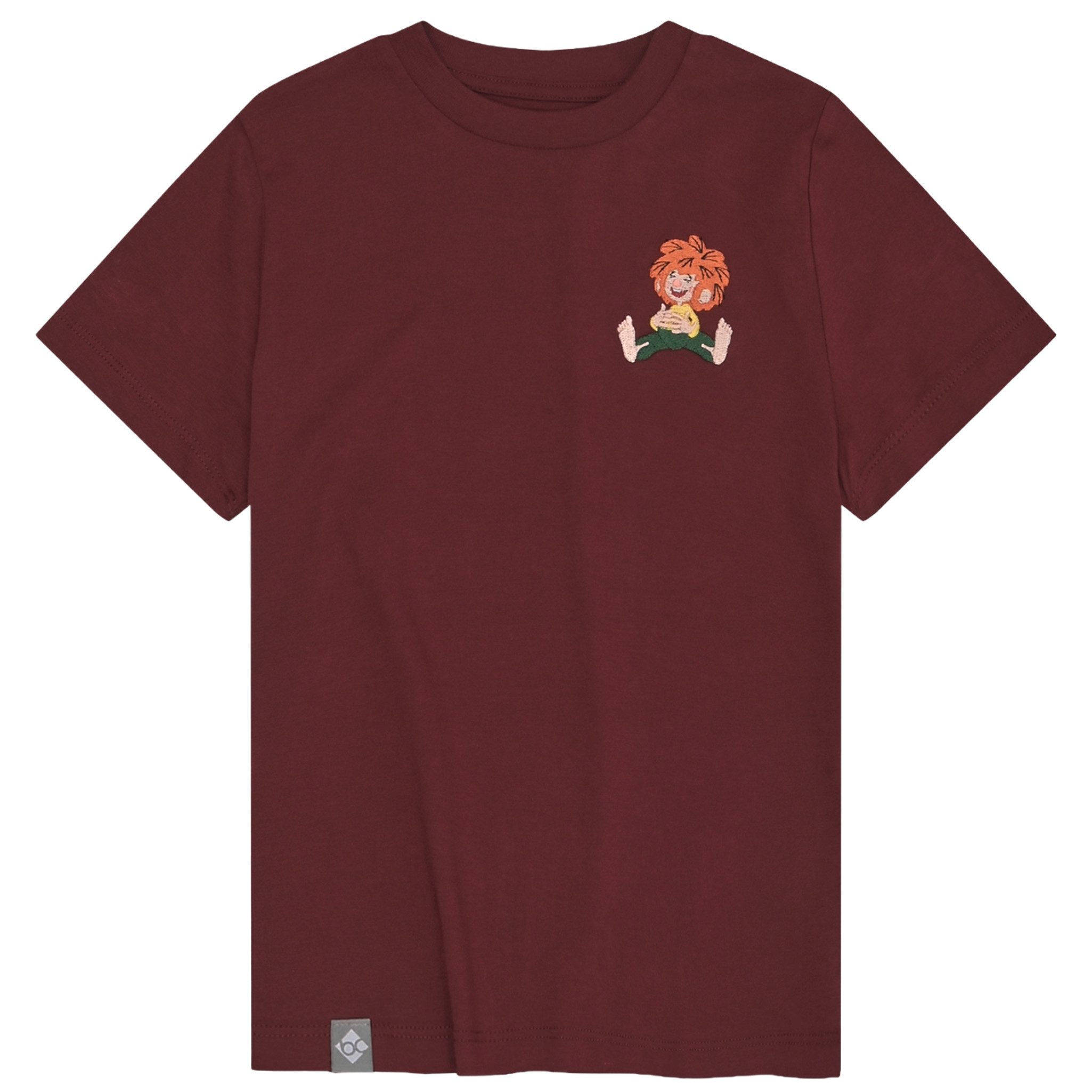 Bavarian Caps T-Shirt Bavarian Caps T-Shirt "Pumuckl lacht" - dunkelrot (Kinder) (T-Shirt, T-Shirt)