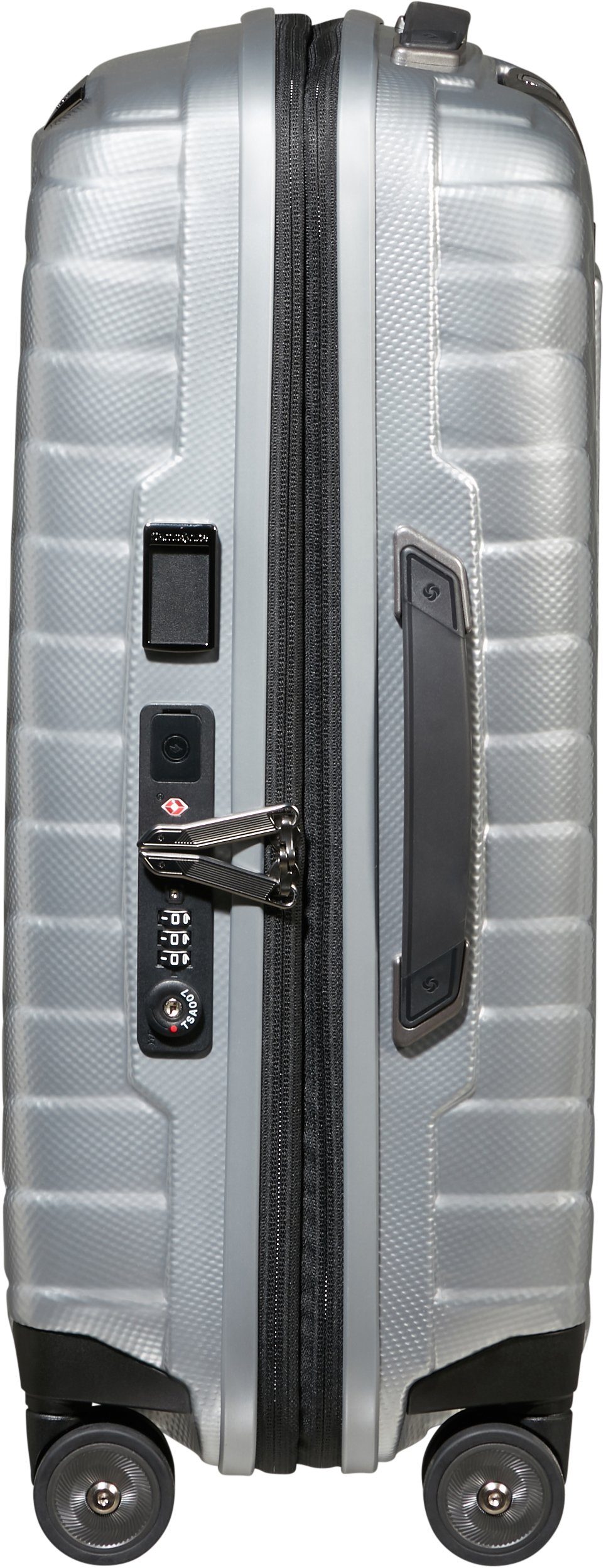 Samsonite Hartschalen-Trolley PROXIS, verschiedene Größen und Farben, 4 Rollen, arretierbares und versenkbares Druckknopf-Trolleysystem
