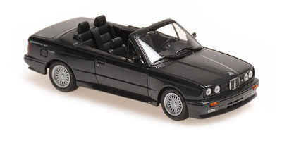 BMW Modellauto BMW M3 Cabriolet E30 1988 schwarz black met 1:43 Miniatur Modellauto, (1-tlg)