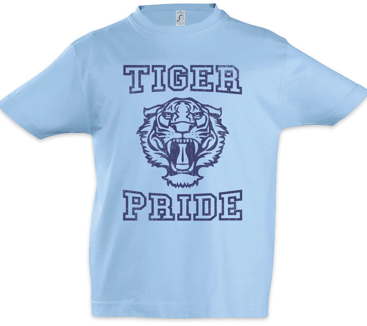Print-Shirt Tiger Pride Kinder T-Shirt School 13 Schule Tape Reasons Team