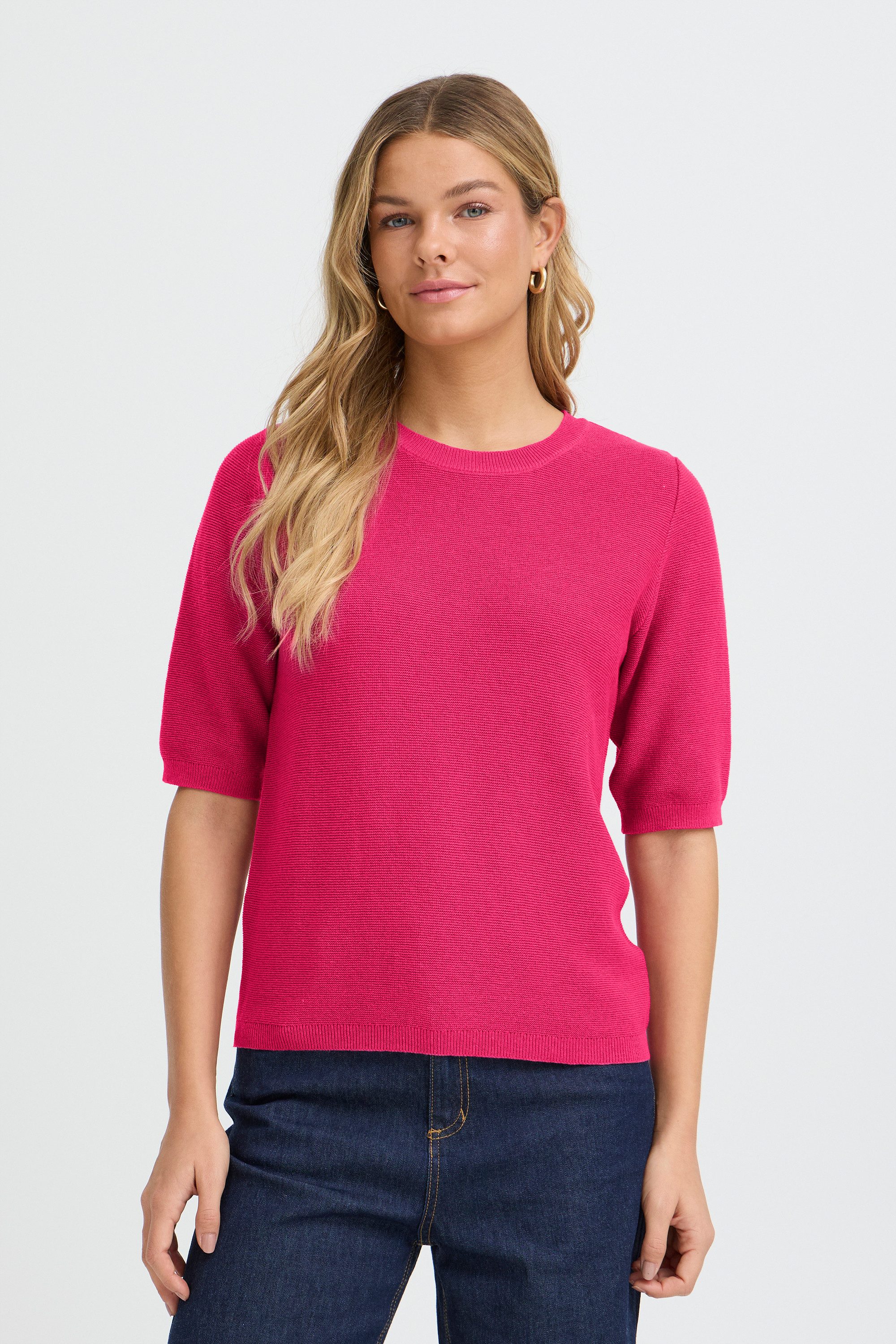 fransa Strickpullover Halblange Ärmel FRSINJA