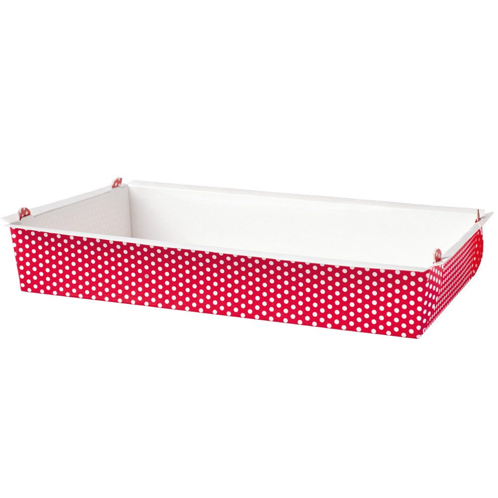 Demmler Backform Große Kuchenform - Weiße Punkte, zum Backen und Verzieren von Dessert - Made in Germany