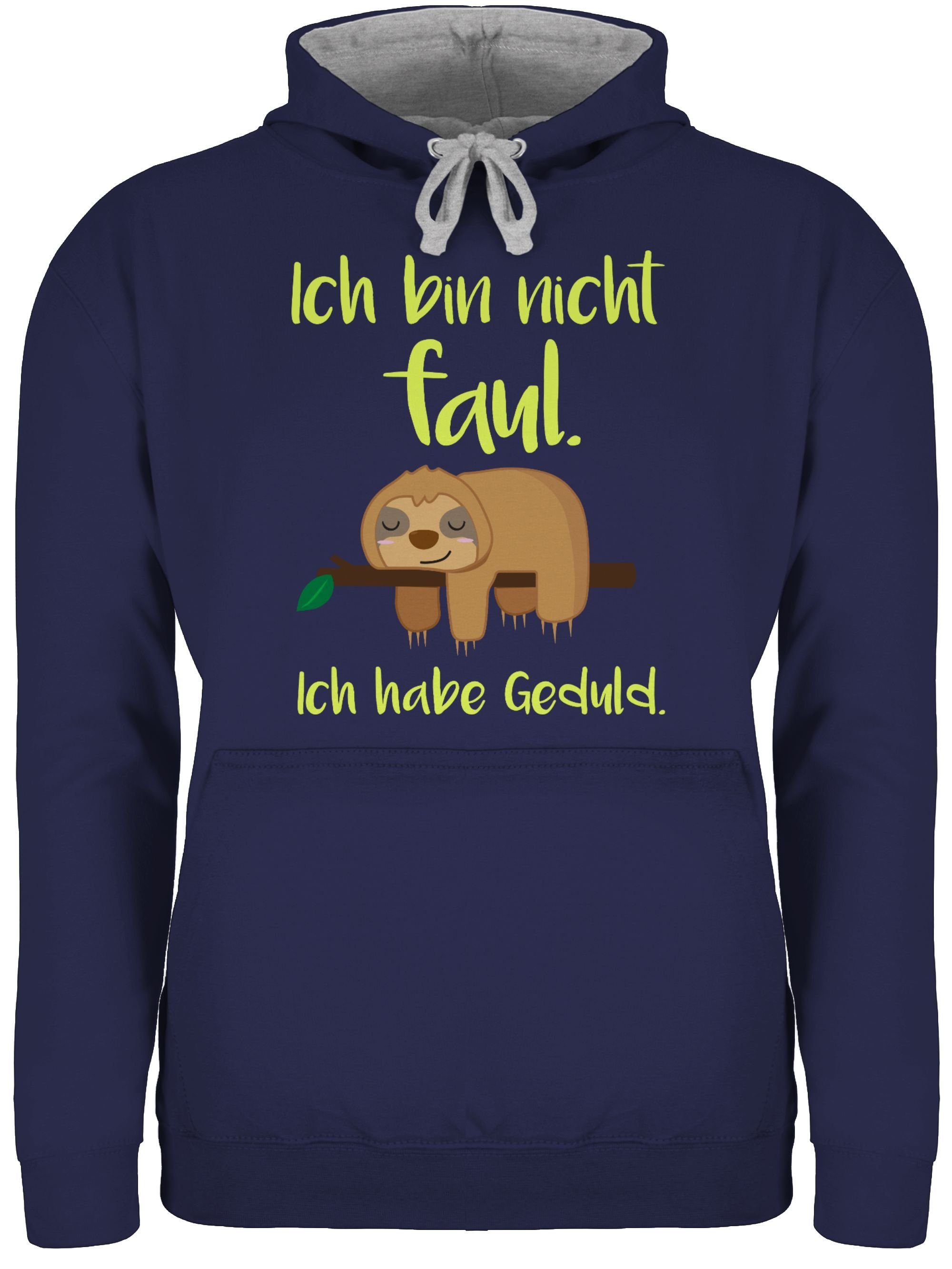 Shirtracer Hoodie »Ich bin nicht faul farbig Sprüche Statement mit Spruch Unisex Damen