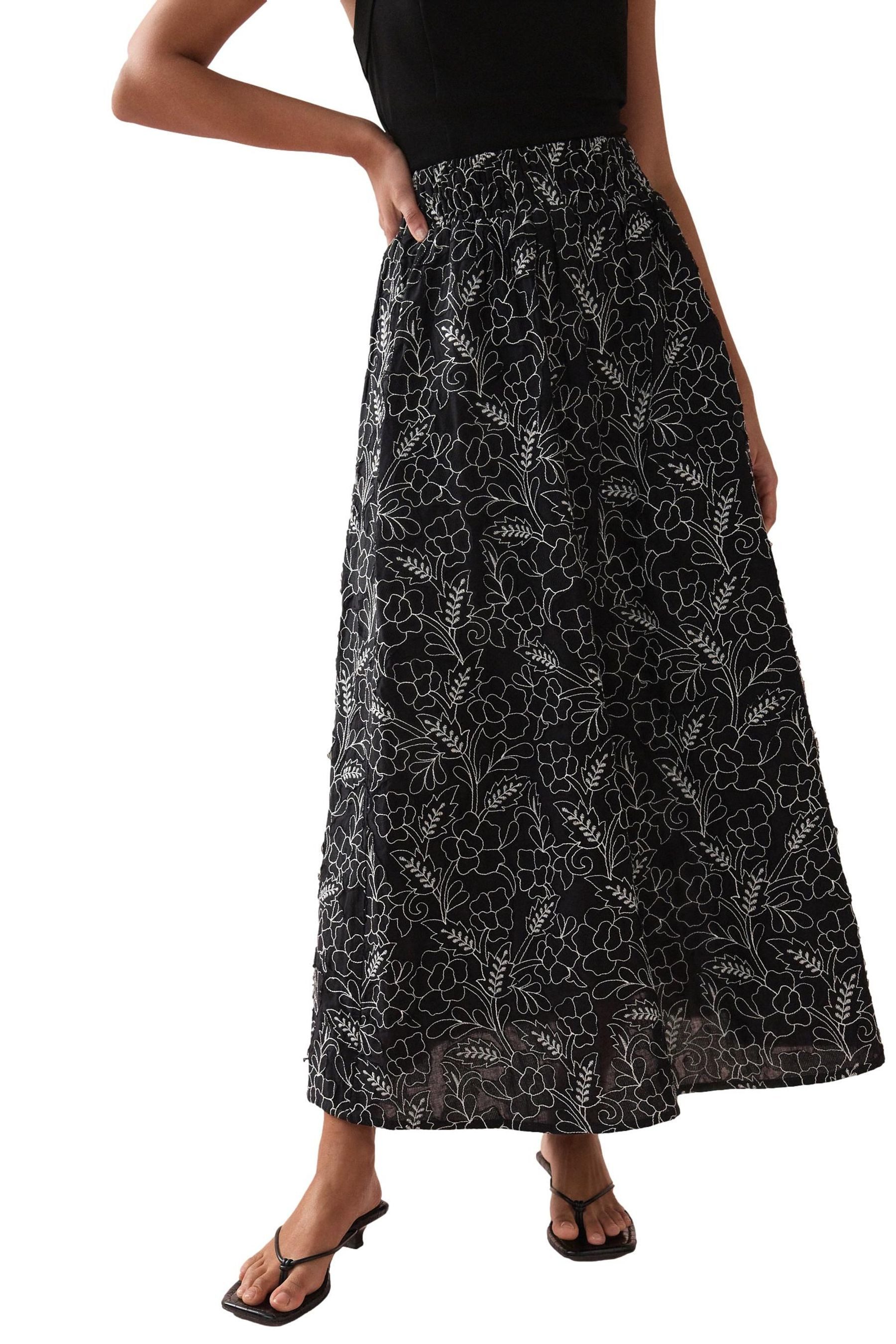 Next Maxirock Bestickter Maxirock (1-tlg) günstig online kaufen