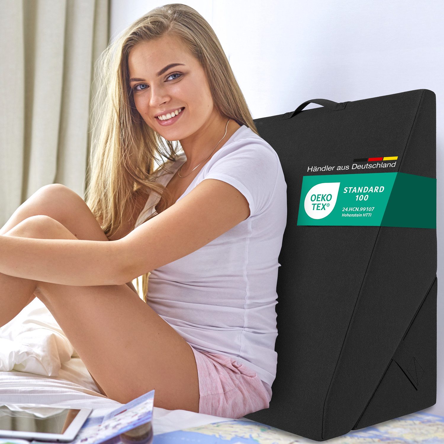 ELONEO Keilkissen für Bett & Sofa, günstig online kaufen