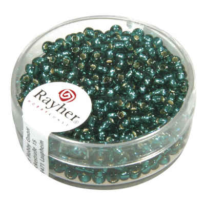 Rayher Bastelperlen Rocailles 2,6mm +SEZ 16g jade