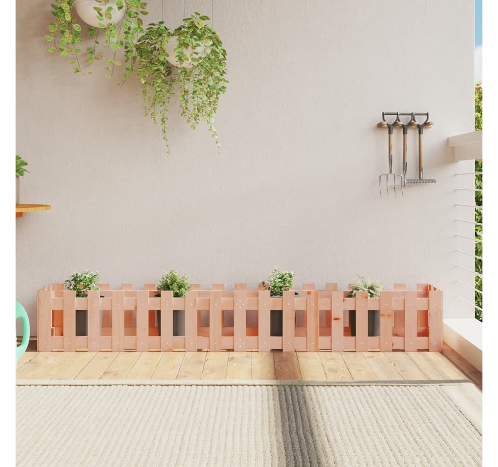 Thumbnail - vidaXL Hochbeet, Kräuterhochbeet Lattenzaun-Design 200x30x30 cm Massivholz Douglasie