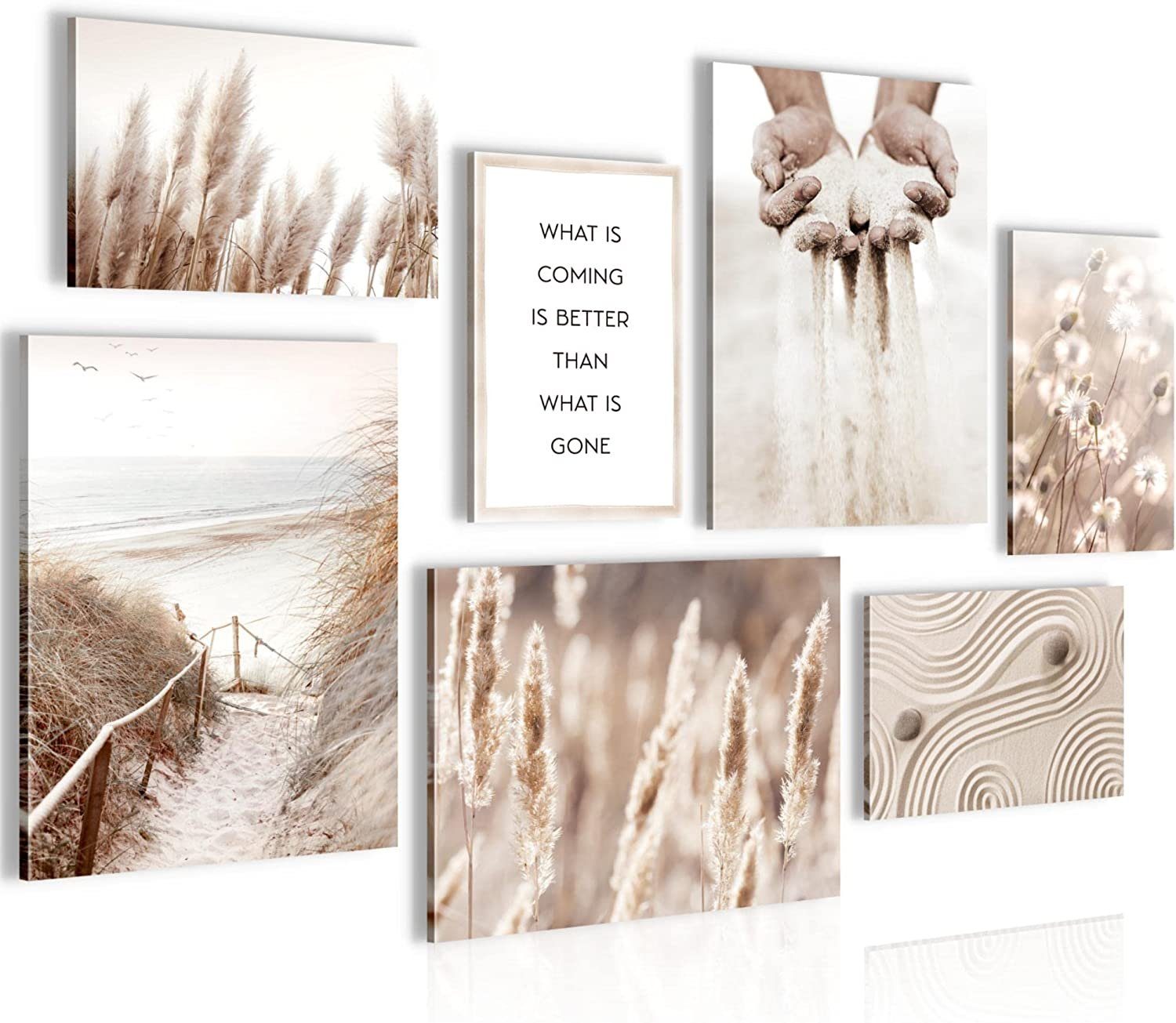 Novart Wandbild Wandbilder Wohnzimmer Boho Natur günstig online kaufen