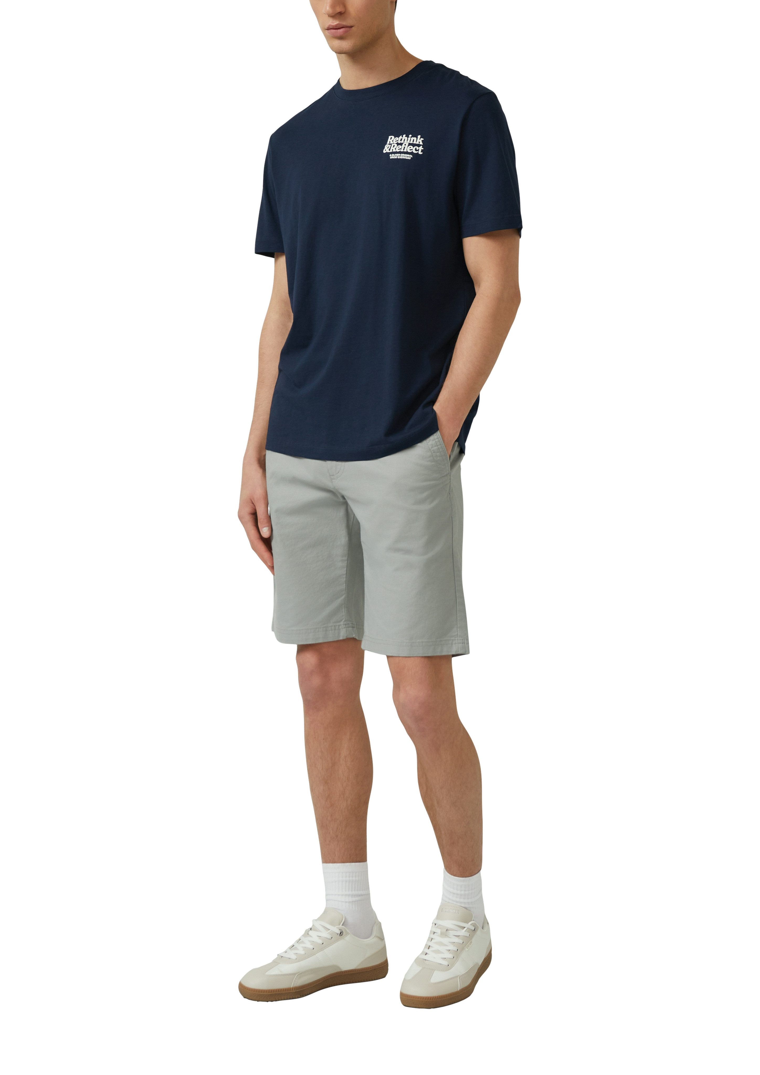 s.Oliver Bermudas PHOENIX Kontrastkordel, Regular Fit