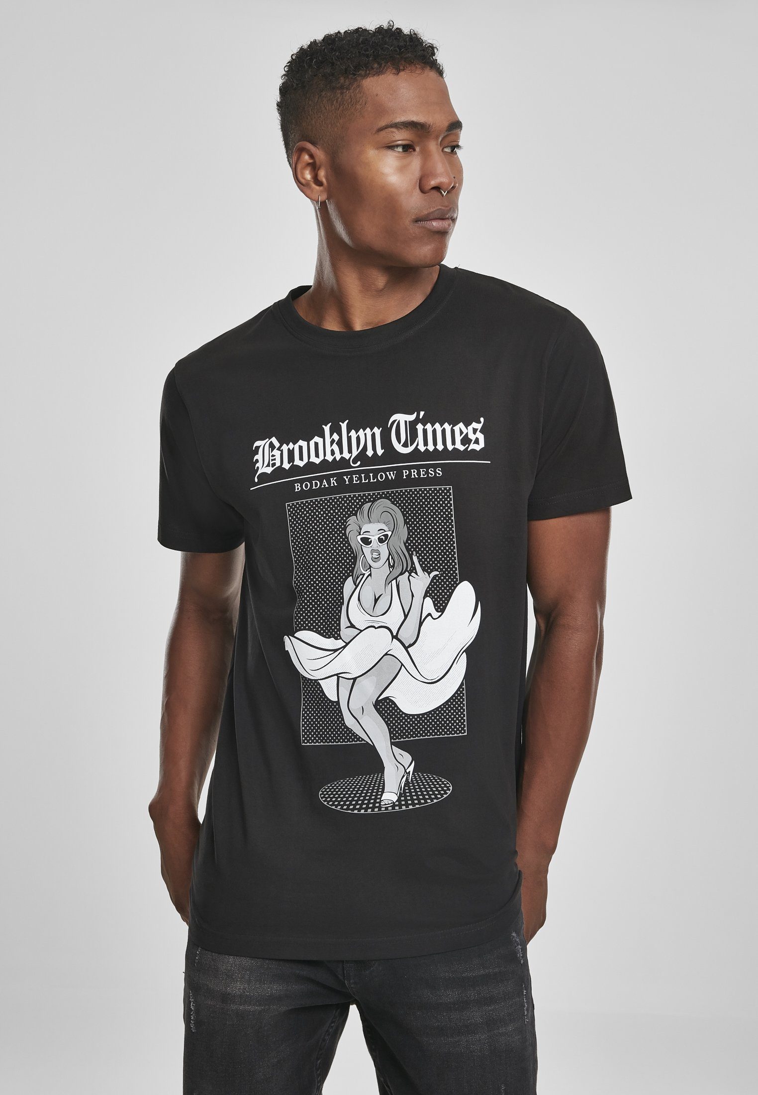 Times MisterTee (1-tlg) T-Shirt Herren Tee Brooklyn