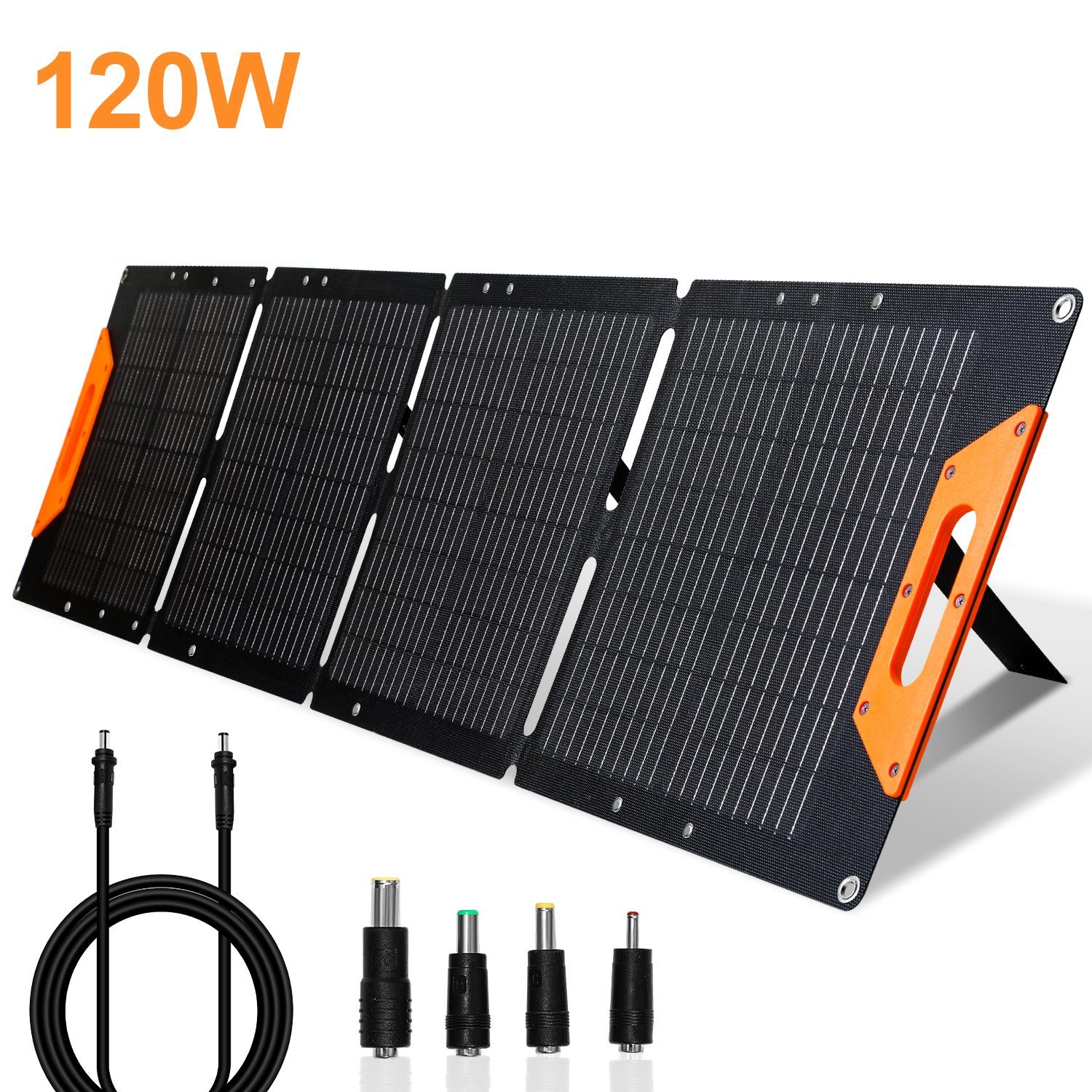 Powerstation 120,00 TolleTour Solarladegerät, Solarpanel 120W für W Solarmodul Faltbar Powerbank