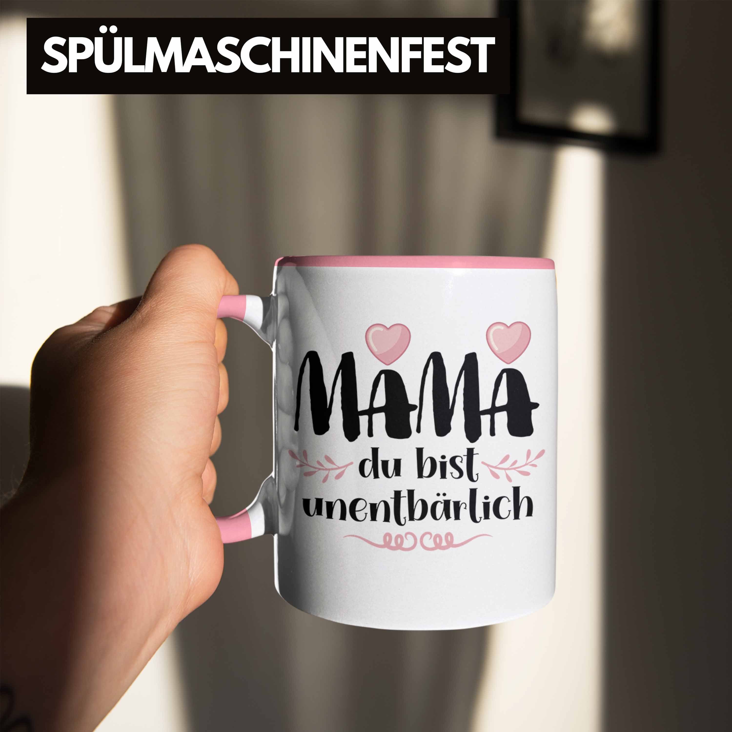 Geschenke Mutter zum Kaffeetasse Unentbährlich Muttertagsgeschenk Tasse Geschenk Trendation Tochter von Tasse Geburtstag - Muttertag Rosa Trendation Lustig Mama Weihnachten