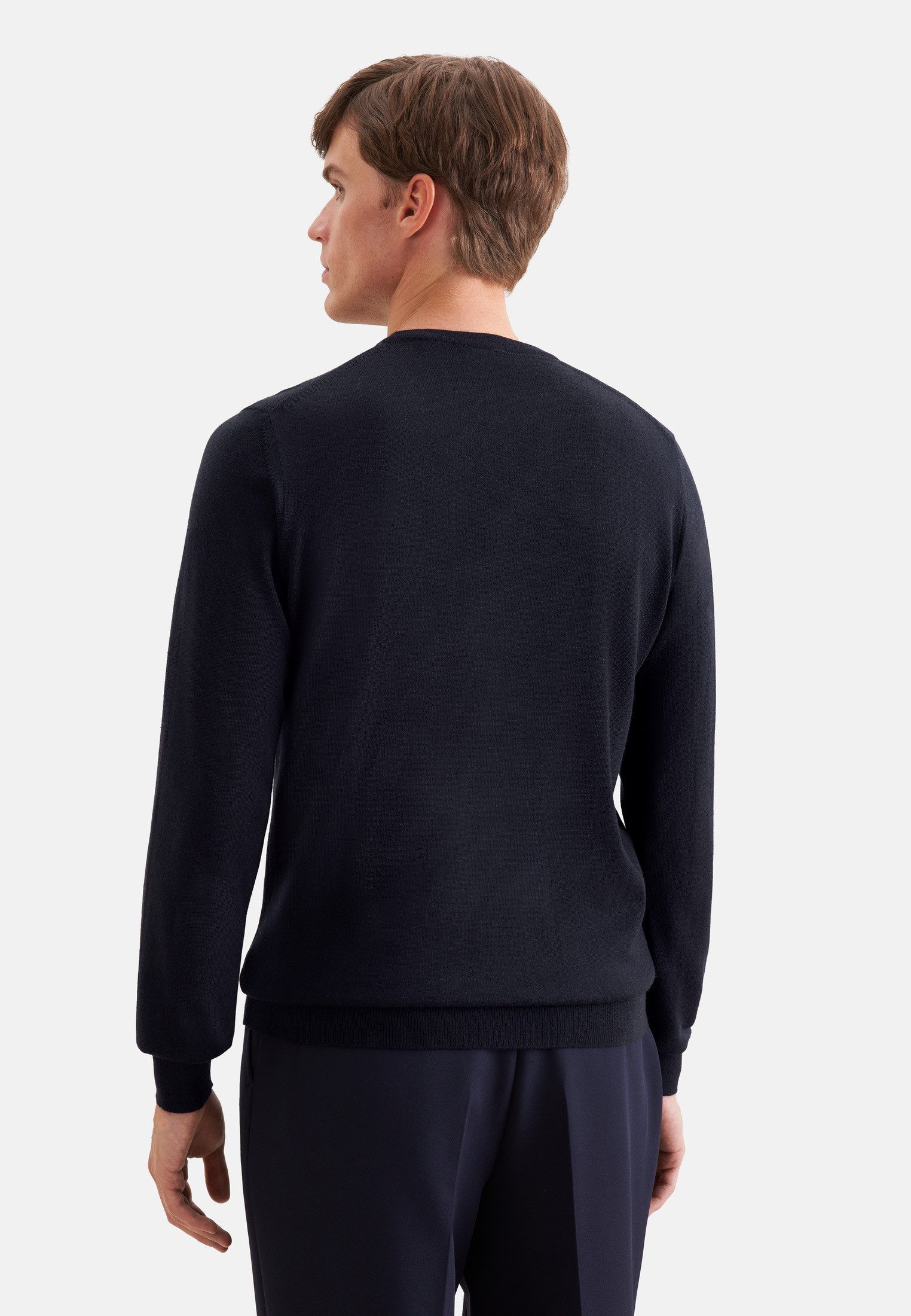 seidensticker Pullunder Schwarze Rose 1/1 Rundhals Uni