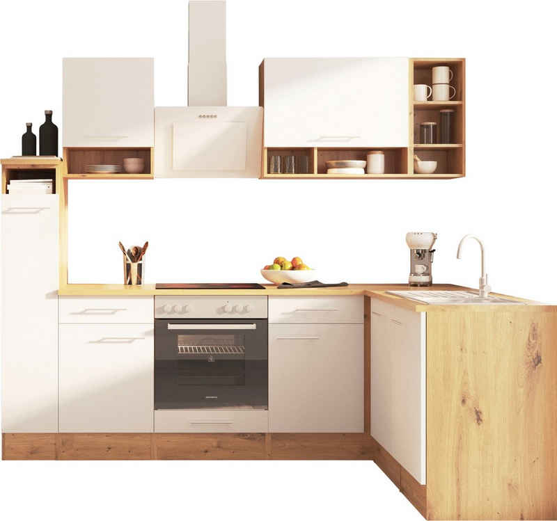 RESPEKTA Küche Hilde, Breite 250 cm, wechselseitig aufbaubar, exkl. Konfiguration für OTTO