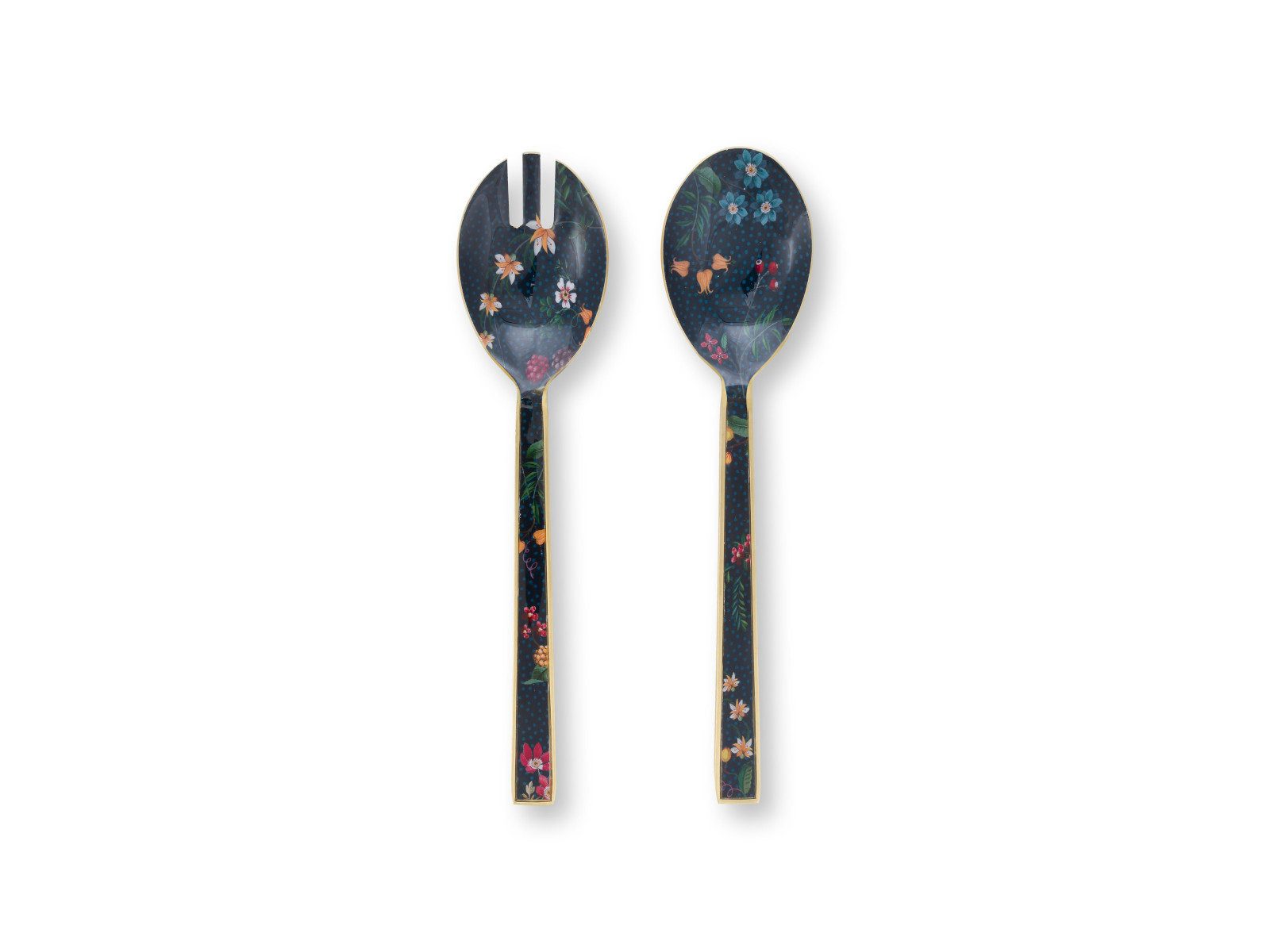 PiP Studio Besteck-Set Berry Blues Salatbesteck 25cm, Metall