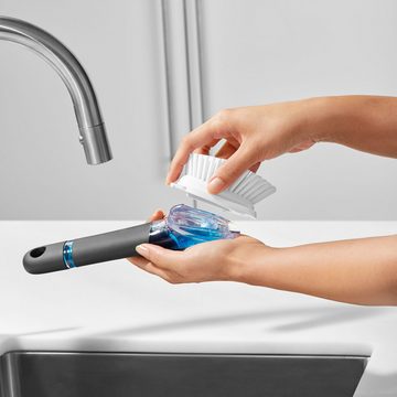 OXO Good Grips Reinigungsbürste, mit Spülmitteldosierung