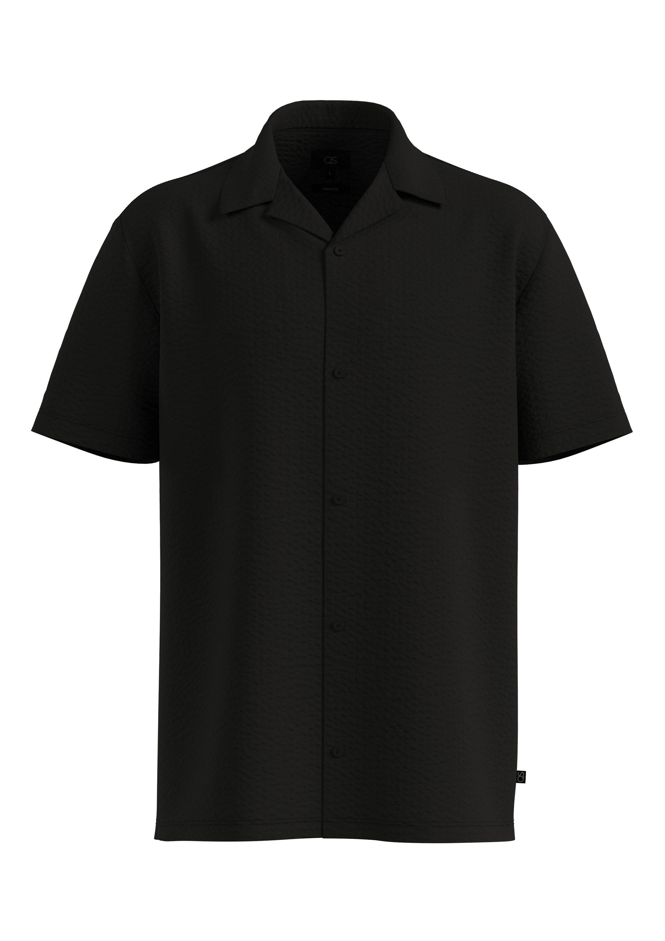 QS Kurzarmhemd Hemd Resort Fit: Seersuckerhemd – Bild 2 von 5